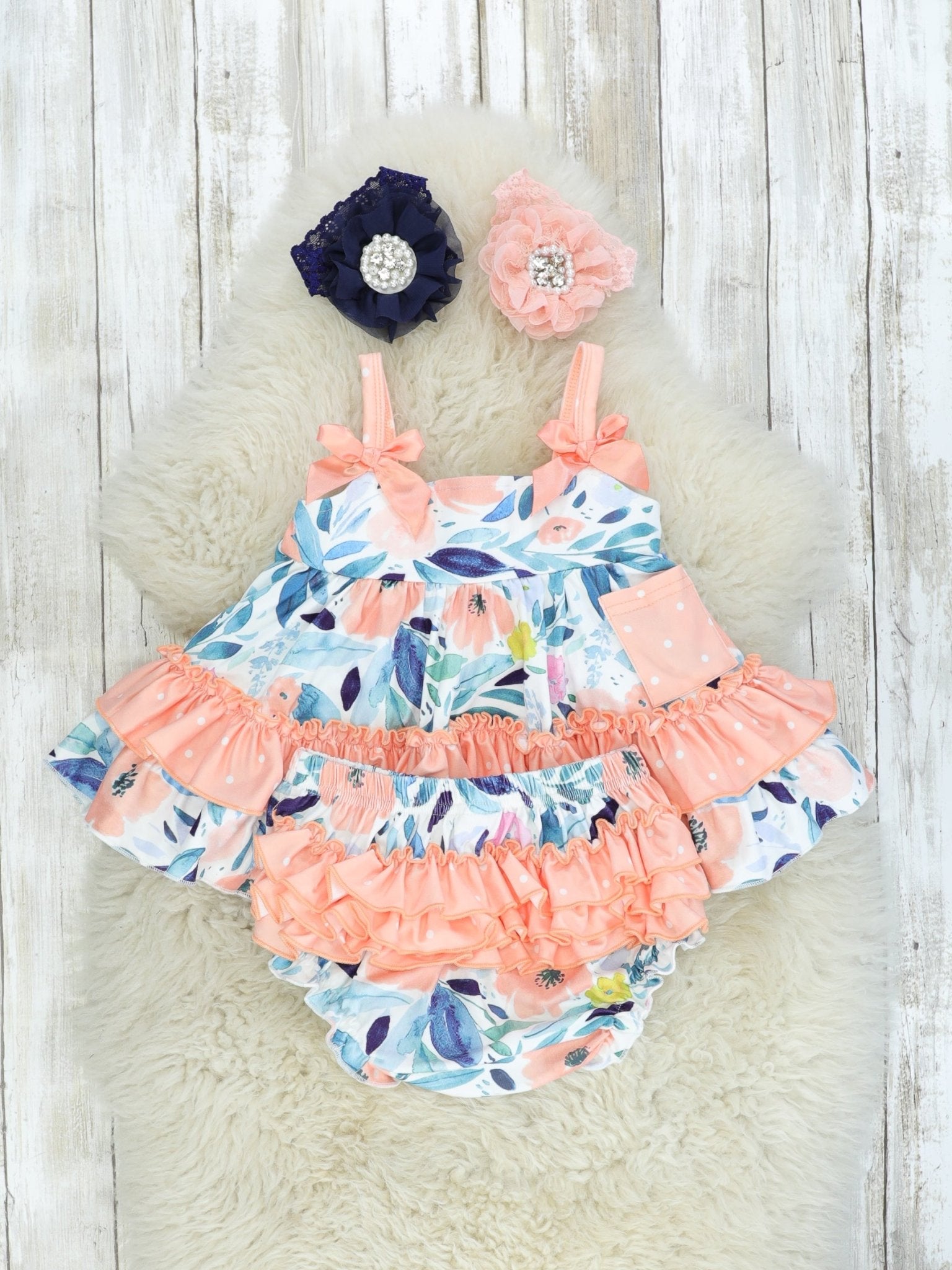 Blushing Susie Swing Dress & Bloomers - Marie Nicole Clothing