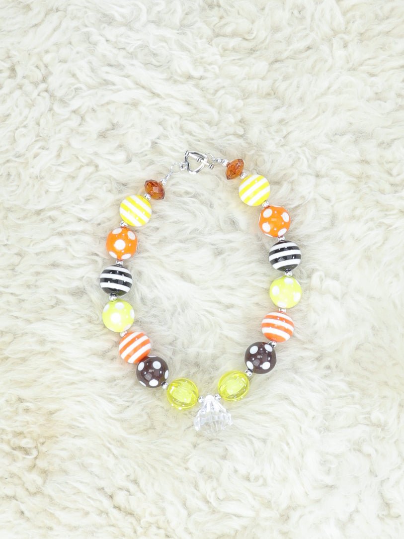 Fall Neutrals Dimond Bubblegum Necklace - Marie Nicole Clothing