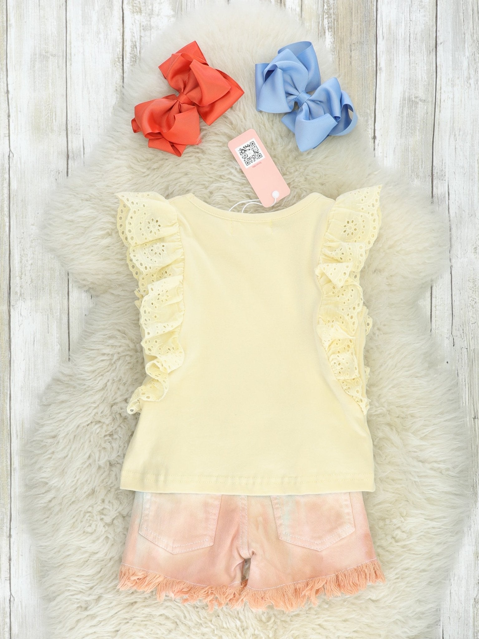 "Desert Darling" Top & Denim Shorts Outfit - Marie Nicole Clothing