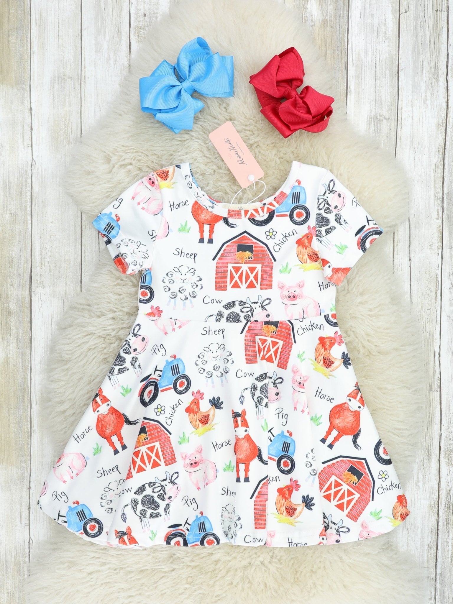 Faithful Farm Swing Dress - Marie Nicole Clothing
