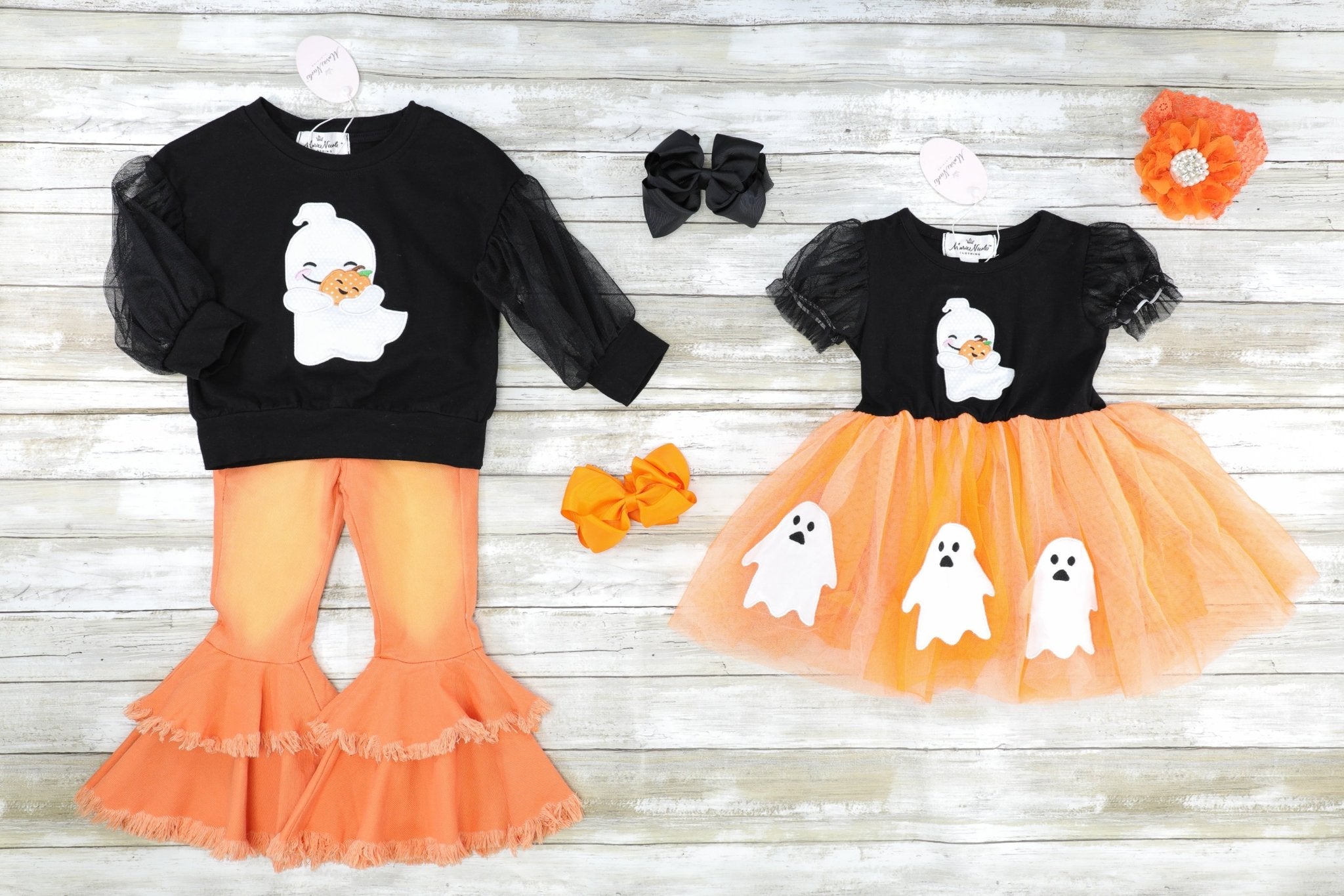 Cuddle Ghost Tulle Dress - Marie Nicole Clothing