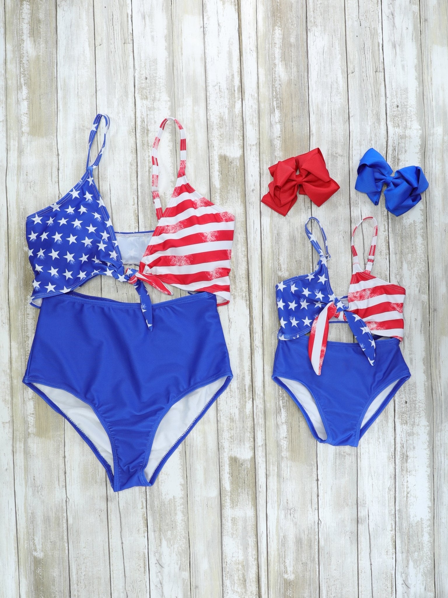 Family American Flag Swimsuit - Marie Nicole Clothing