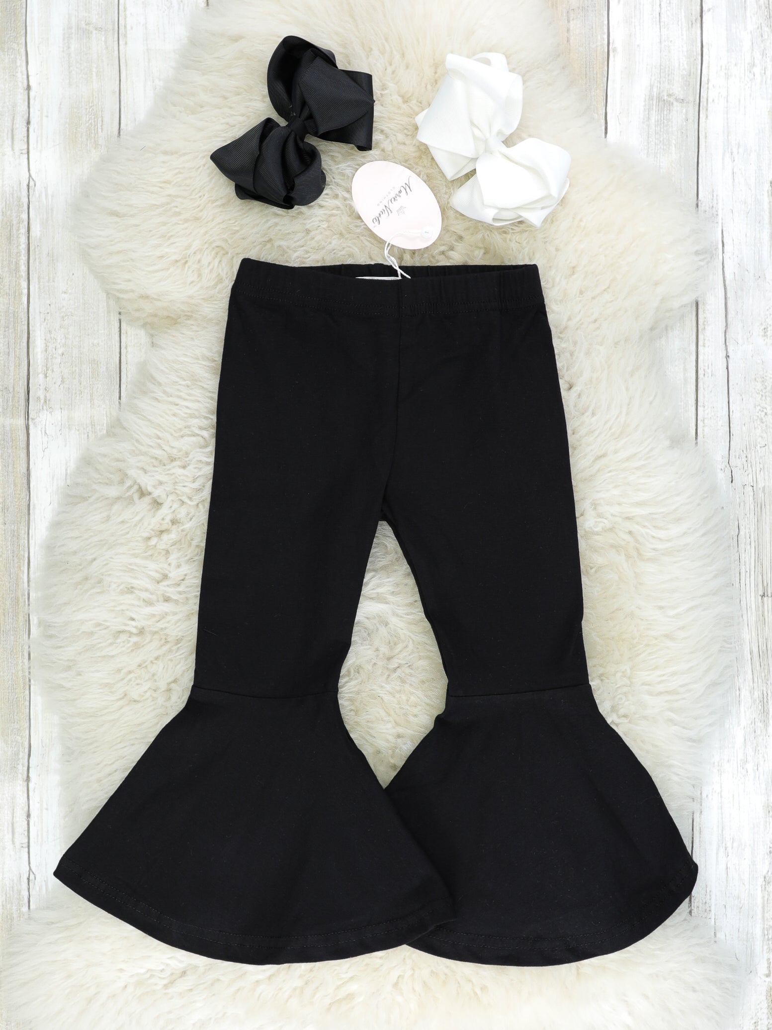 Mom & Me Black Bell Bottoms - Marie Nicole Clothing
