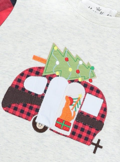 Buffalo Plaid Camper Romper - Marie Nicole Clothing