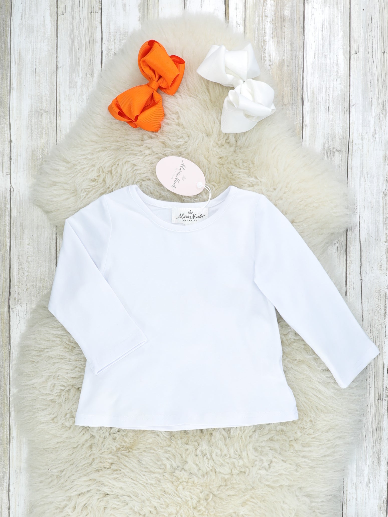 Blue Polka Dot Penguin Dress W/ White Shirt - Marie Nicole Clothing