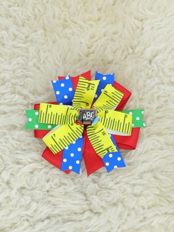 ABC Ruler Bow - Marie Nicole Clothing