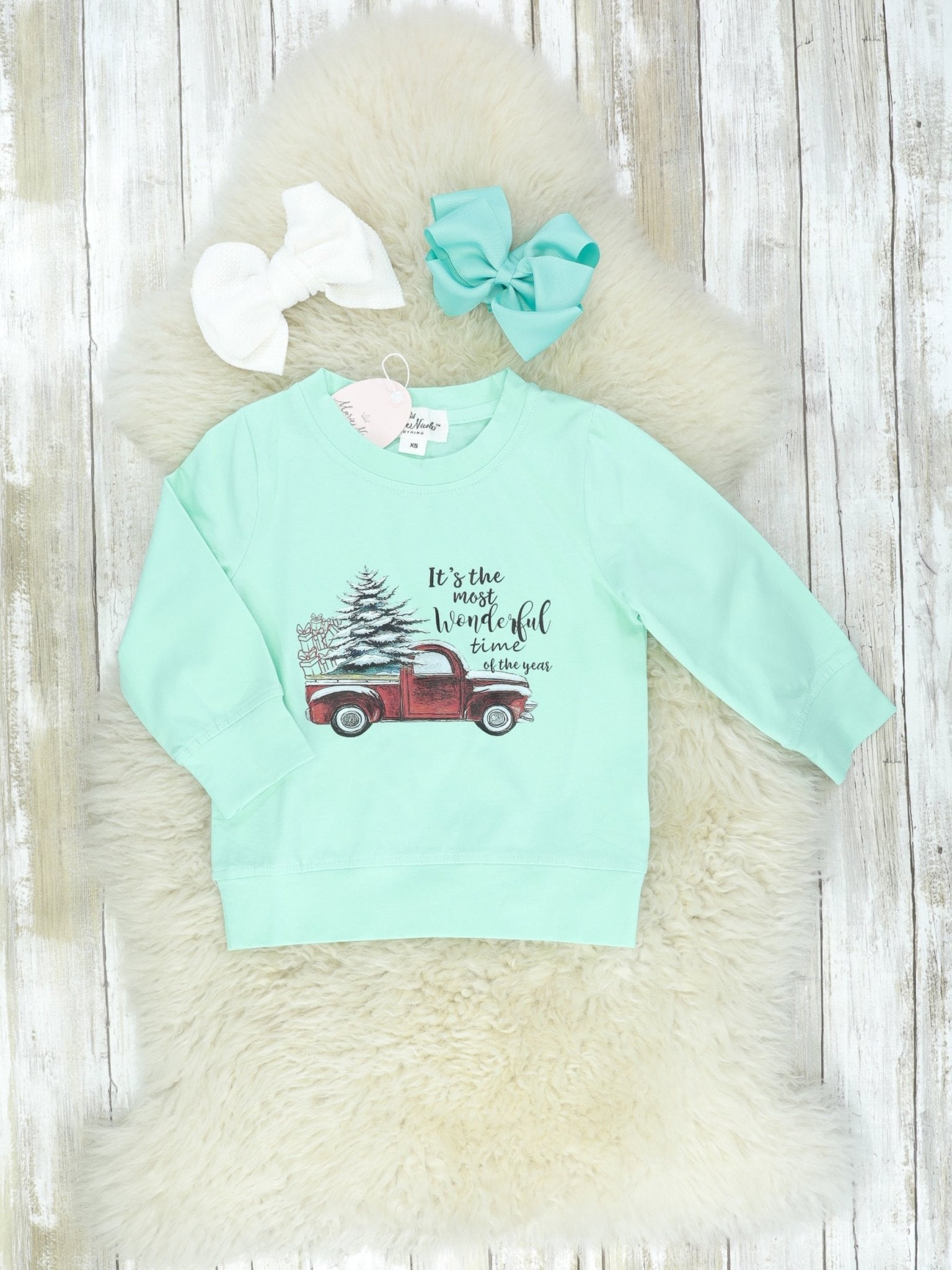 Mom & Me "It's The Most Wonderful Time Of The Year" Crewneck - Marie Nicole Clothing