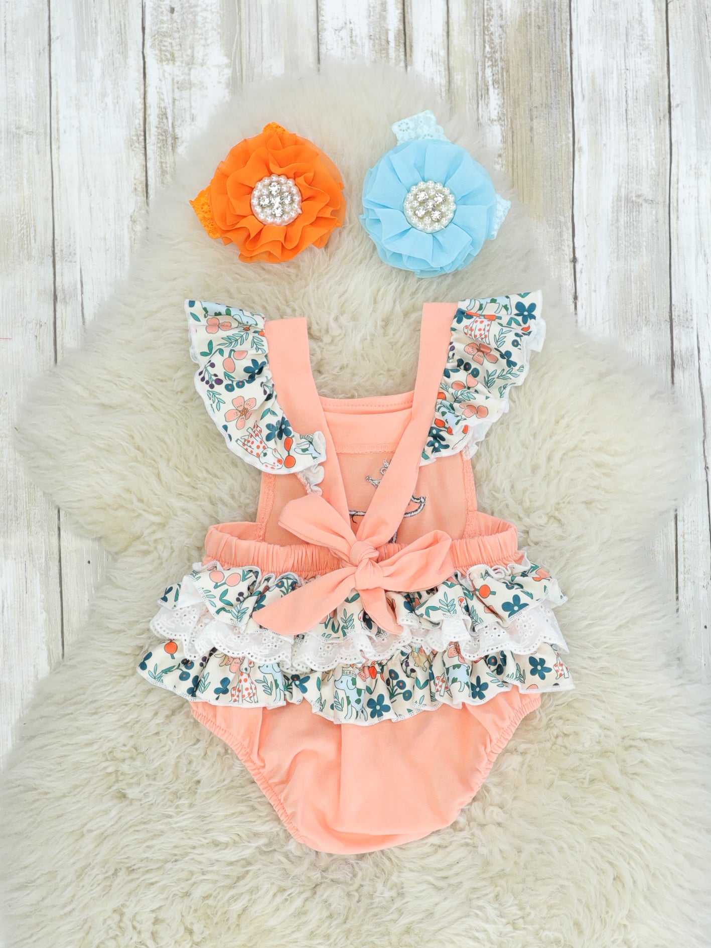 MNC Royal Pups - Eloise Ruffle Bubble™ - Marie Nicole Clothing