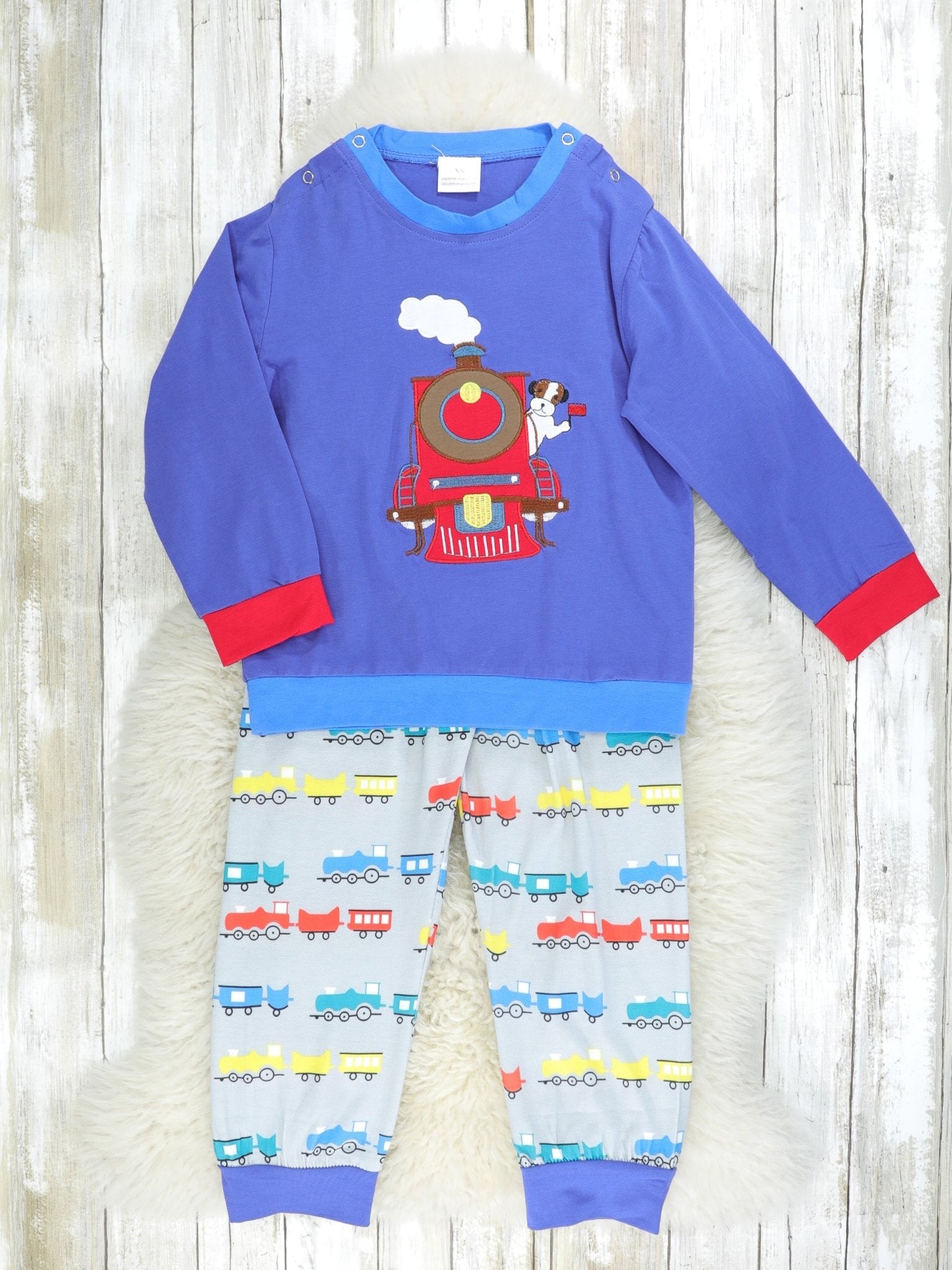 Train Pajamas - Marie Nicole Clothing
