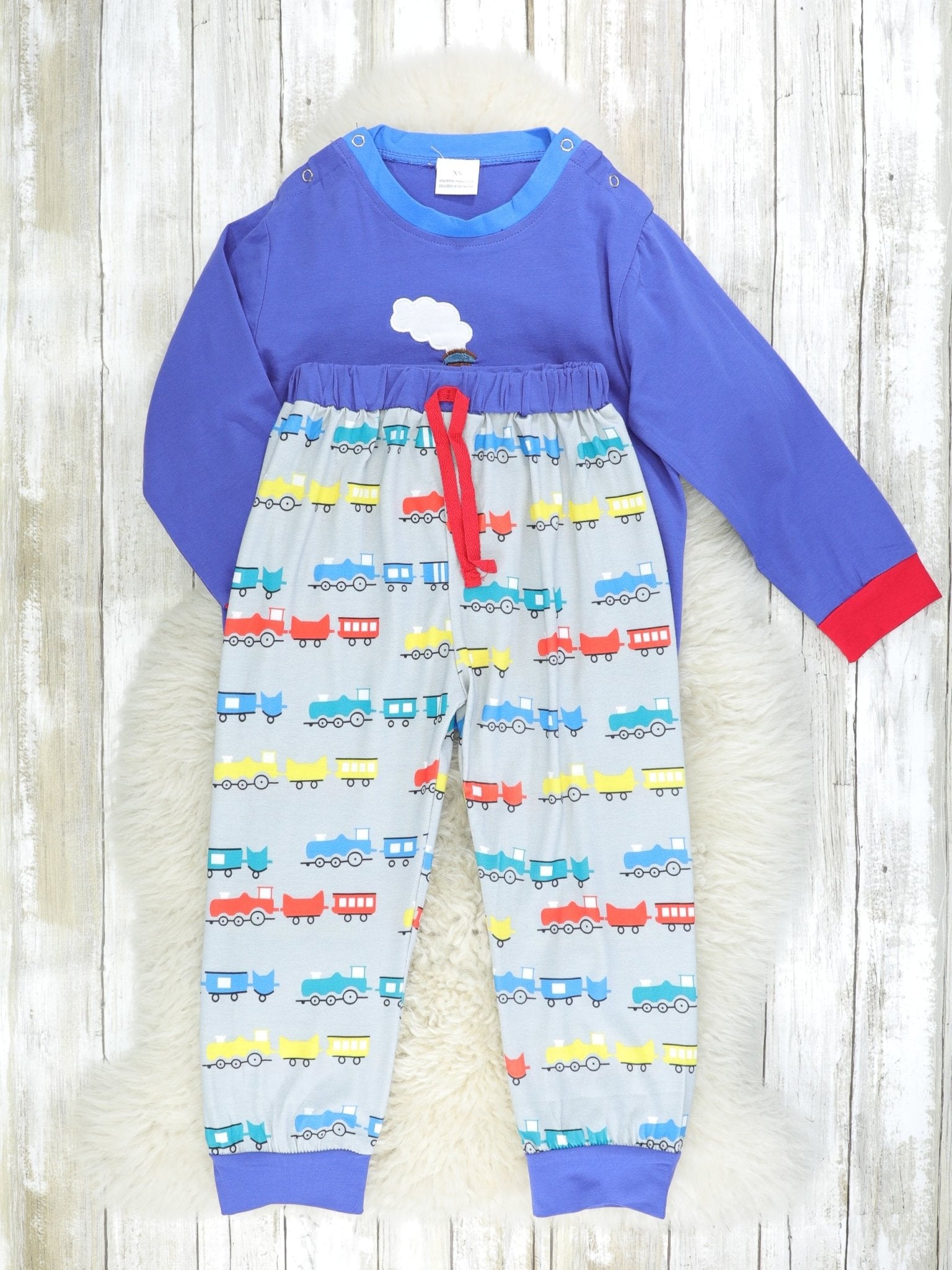 Train Pajamas - Marie Nicole Clothing