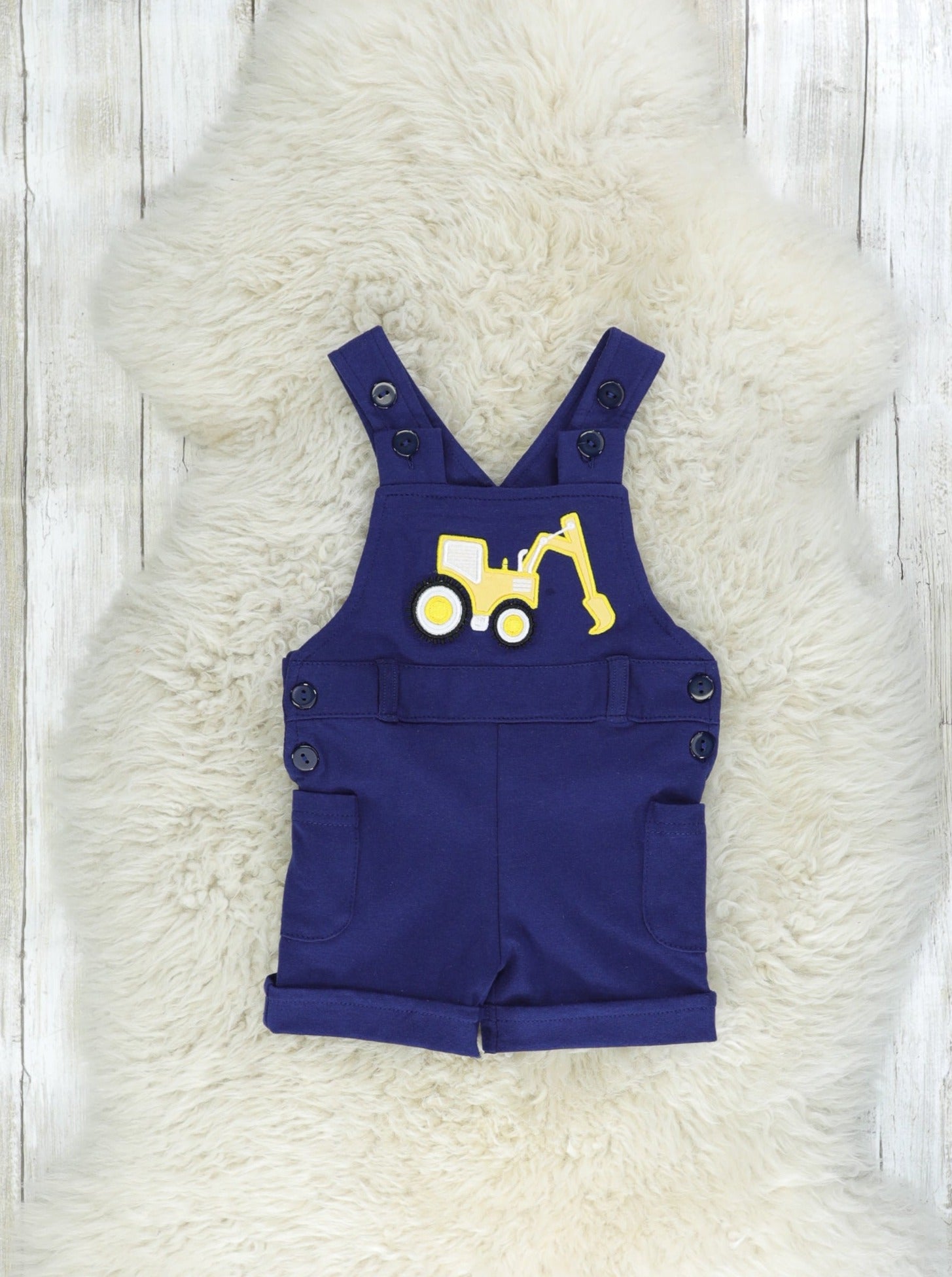 Navy Excavator Overall Set - Marie Nicole Clothing