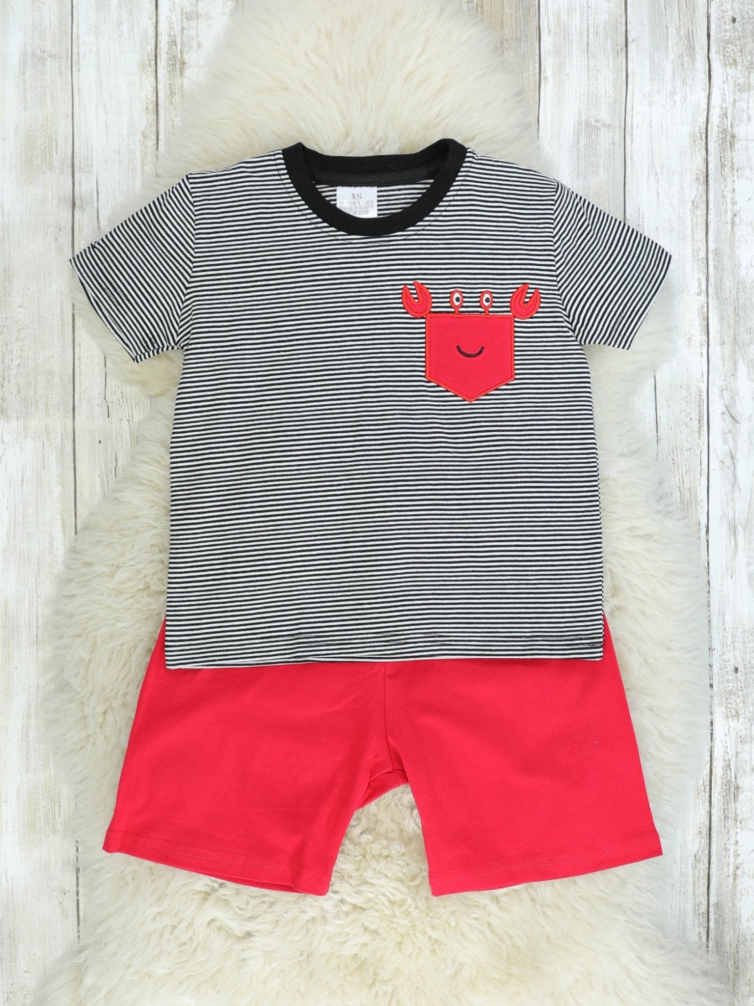 Crab Top & Shorts Outfit - Marie Nicole Clothing