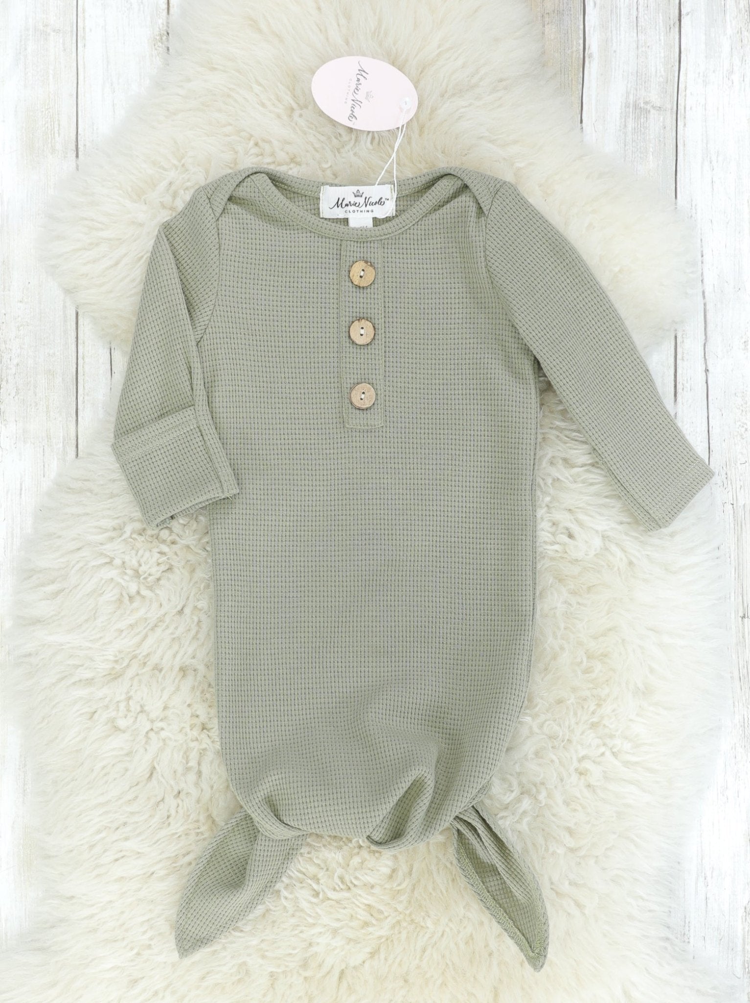 Olive Knot Gown - Marie Nicole Clothing