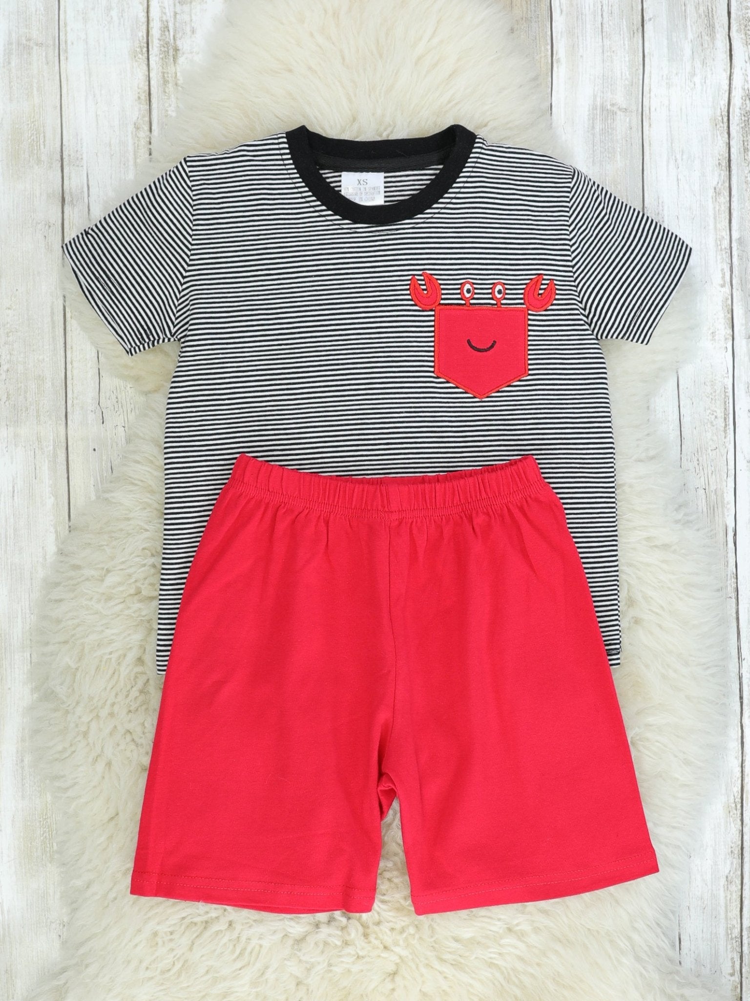 Crab Top & Shorts Outfit - Marie Nicole Clothing