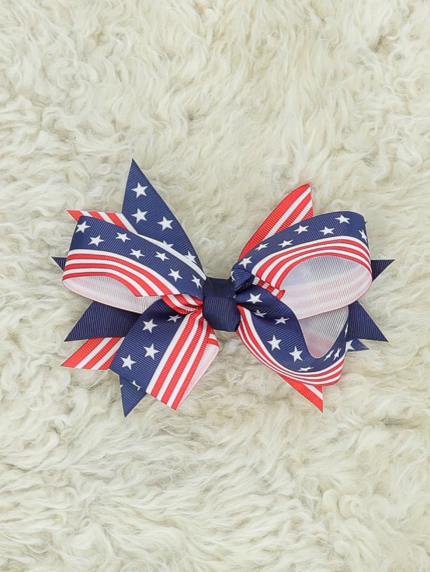 American Flag Bow - Marie Nicole Clothing