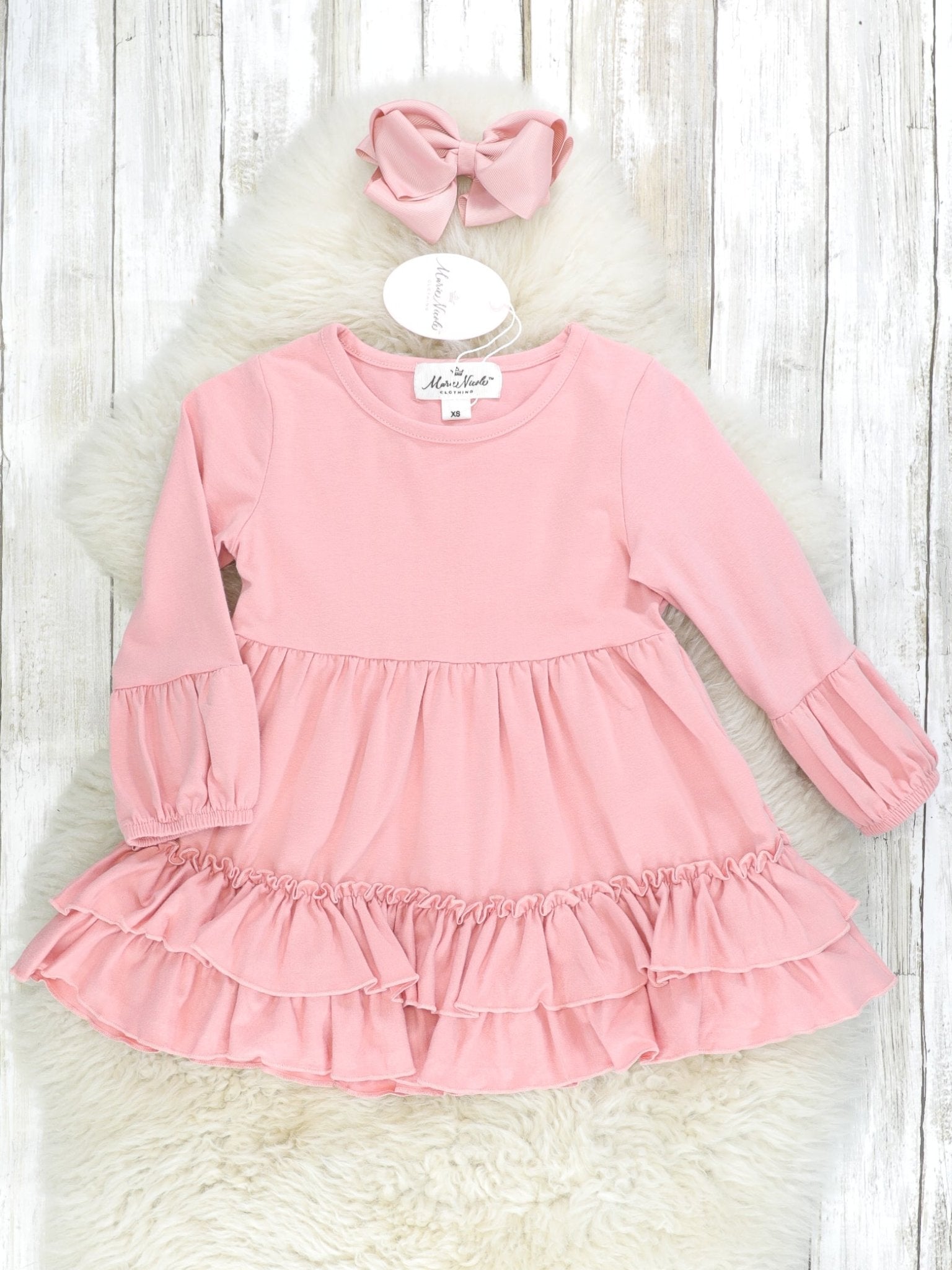 Mauve Floral 3 Piece Outfit - Marie Nicole Clothing