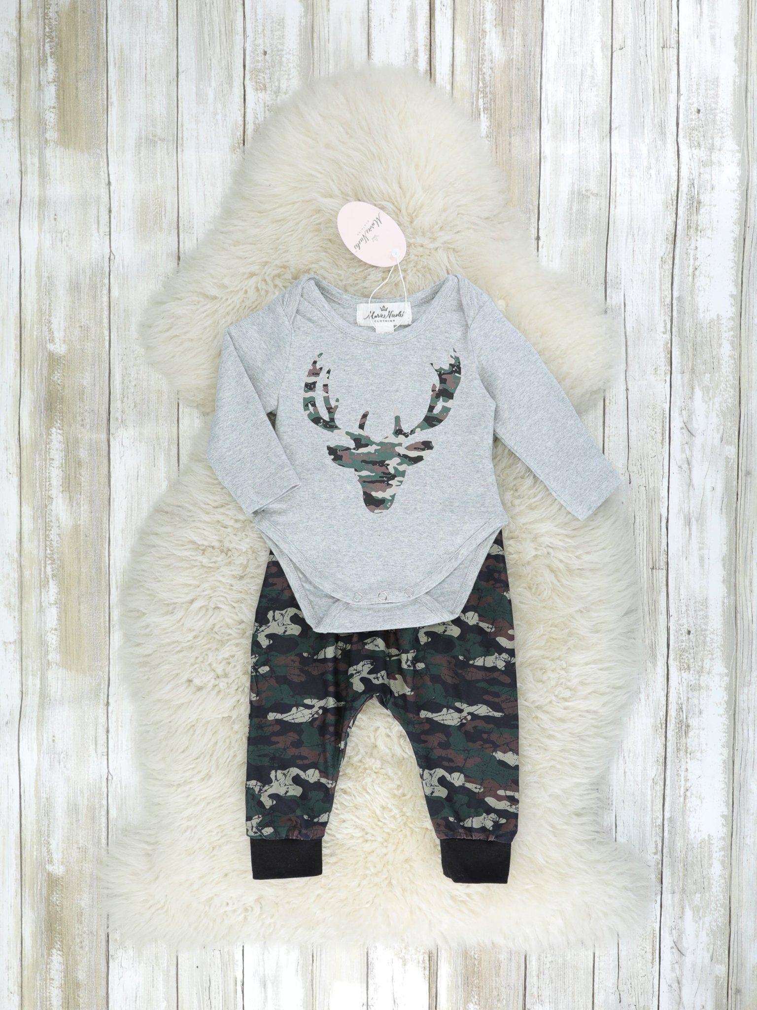 Camo Deer Outfit - Marie Nicole Clothing