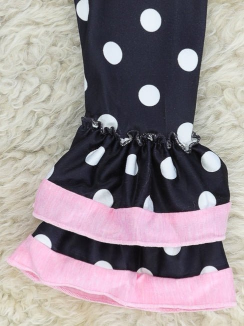 Pink "I'm Snow Cute" Ruffle Outfit - Marie Nicole Clothing