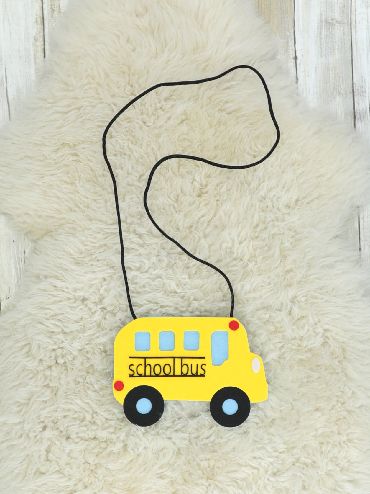 Blue & White Striped School Bus Dress - Marie Nicole Clothing