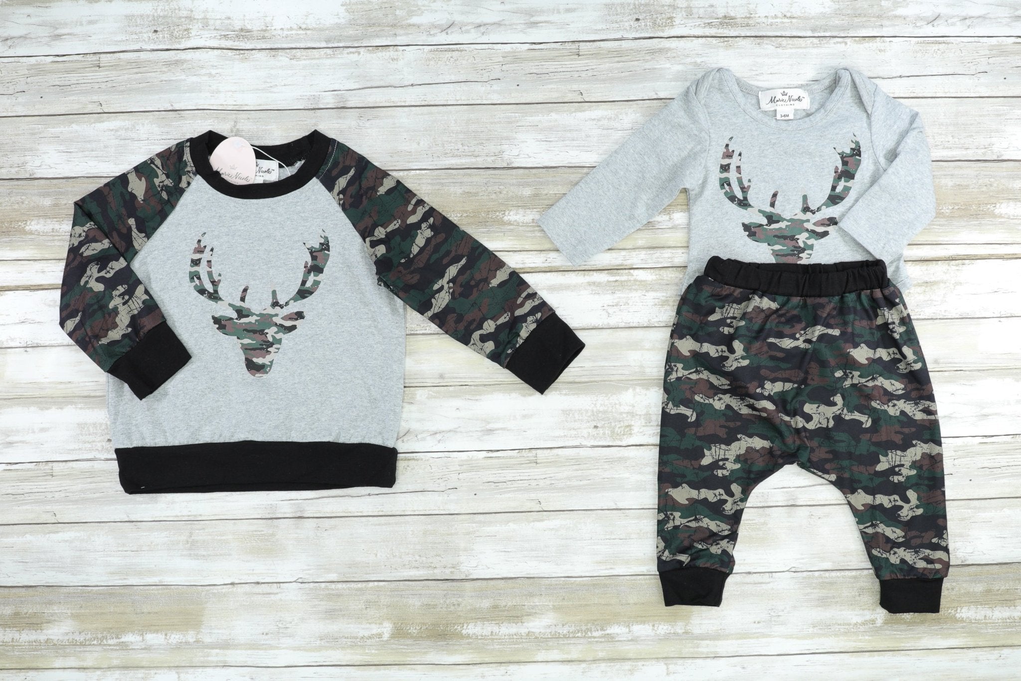 Camo Deer Outfit - Marie Nicole Clothing