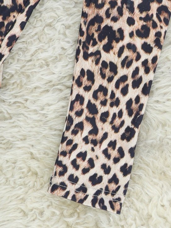 Pink "HO HO HO" Leopard Hoodie Outfit - Marie Nicole Clothing