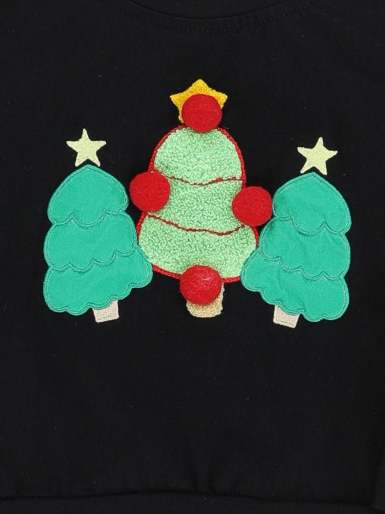 Christmas Tree Pom Pom Tulle Outfit - Marie Nicole Clothing