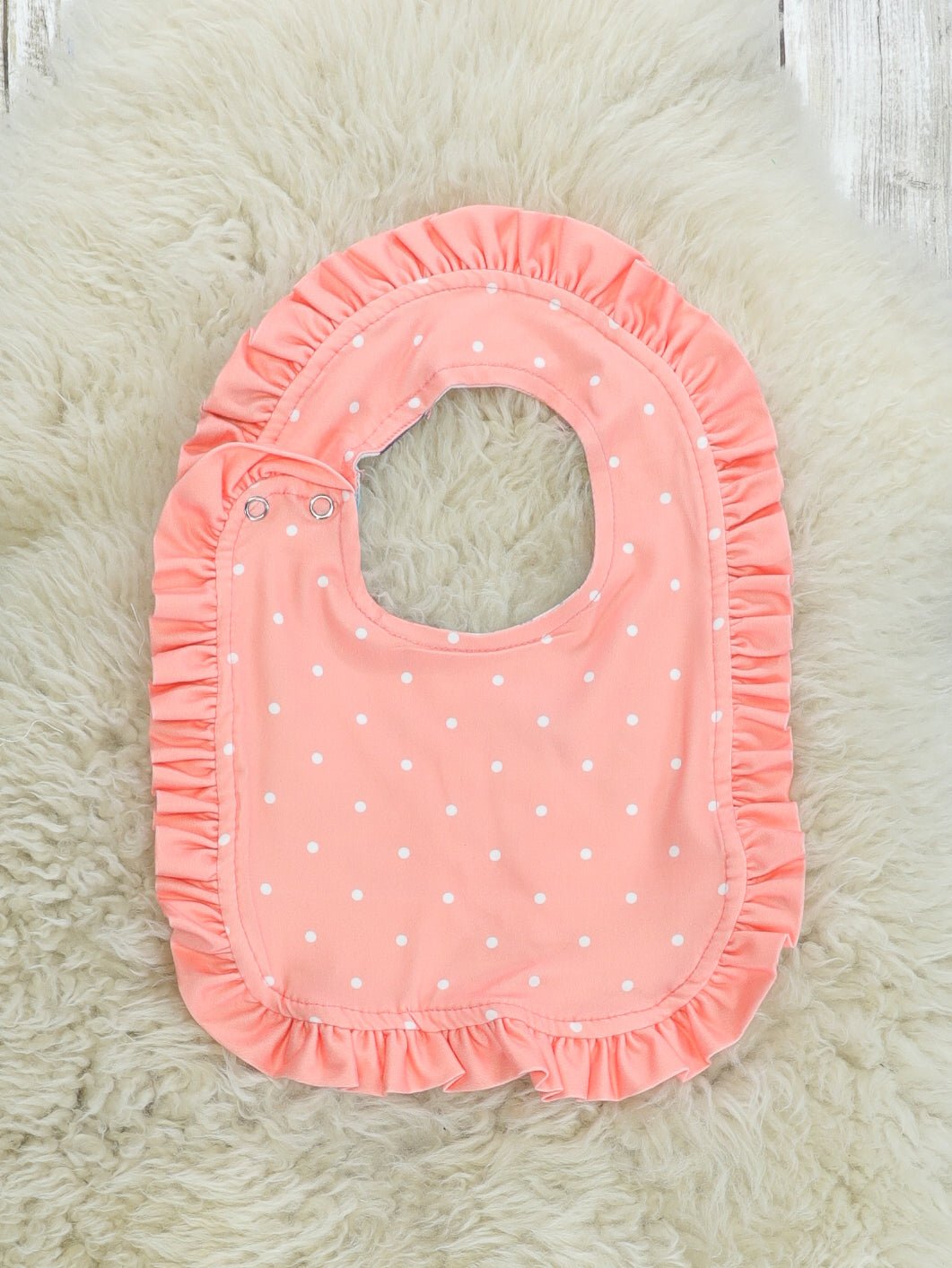Blushing Susie Reversible Bib - Marie Nicole Clothing