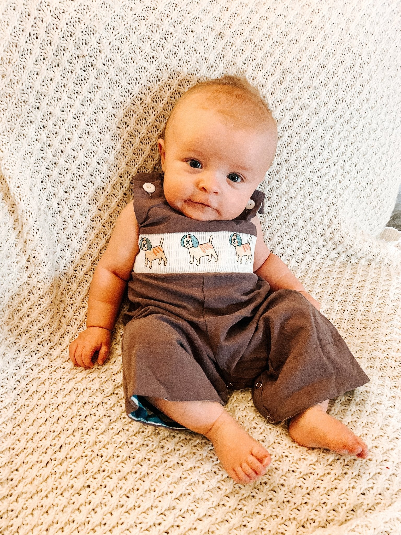 MNC Royal Pups™ Smocked Johnny - Marie Nicole Clothing