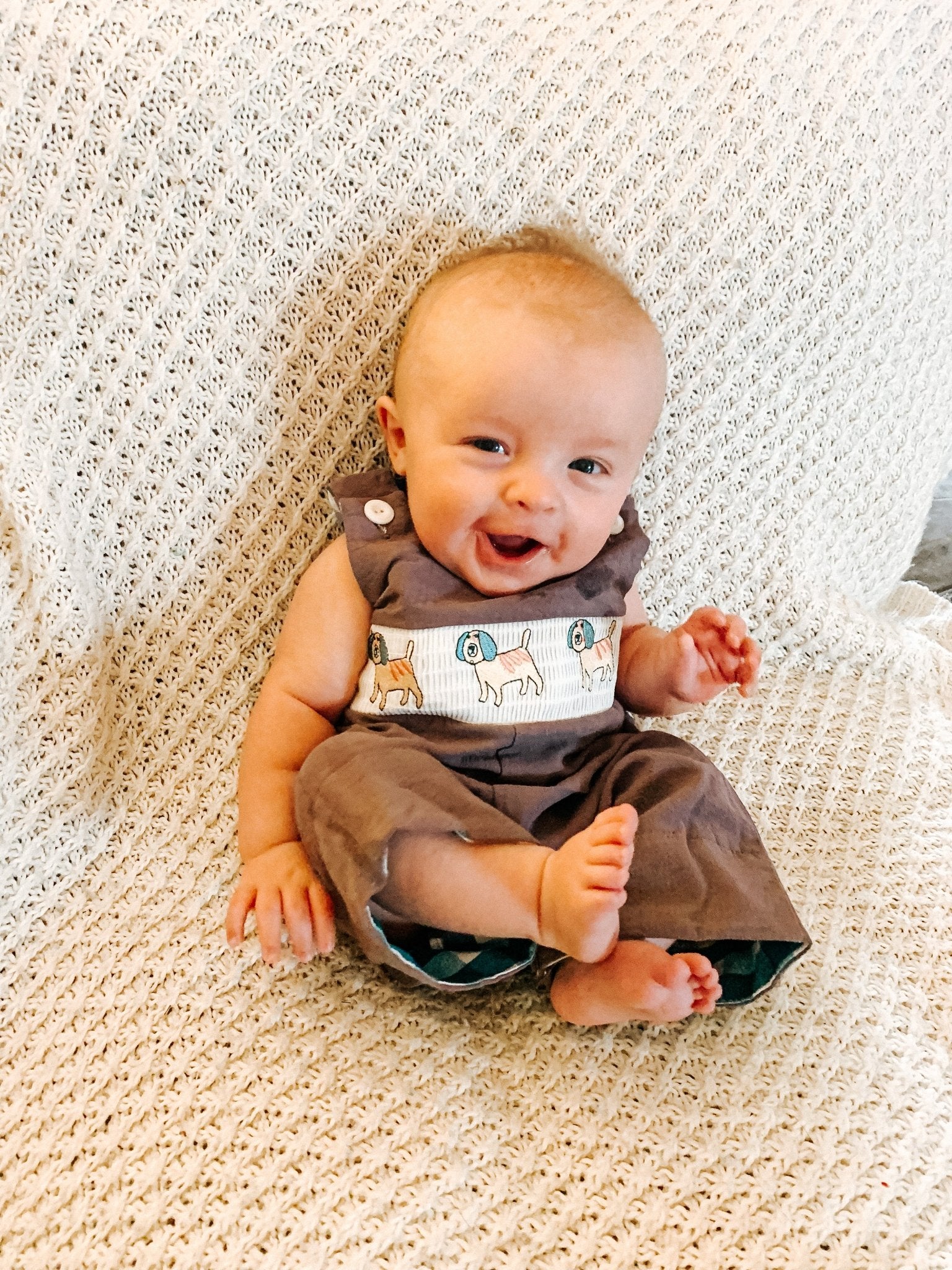 MNC Royal Pups™ Smocked Johnny - Marie Nicole Clothing