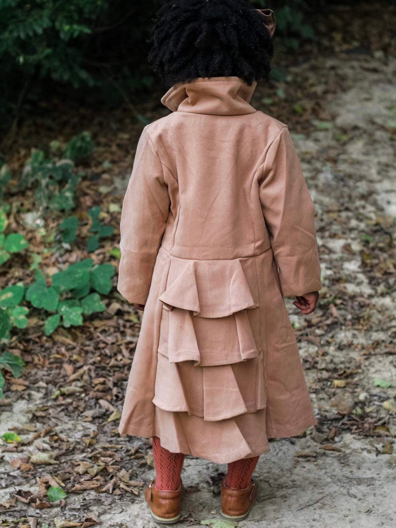 Tan Collared Jacket - Marie Nicole Clothing