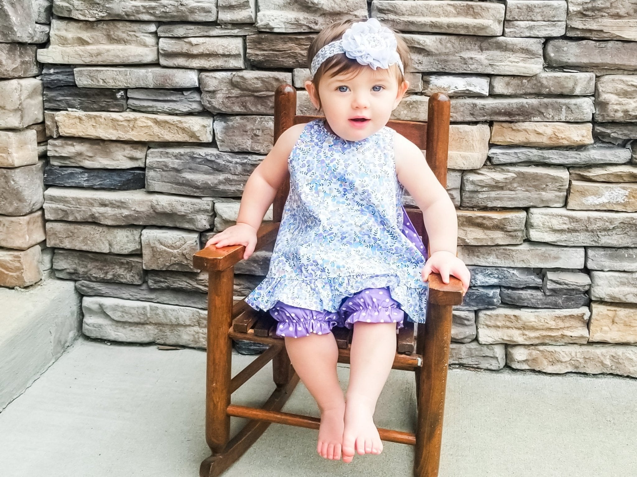 Magical Berry Ruffle Open - Back Bow Outfit - Marie Nicole Clothing
