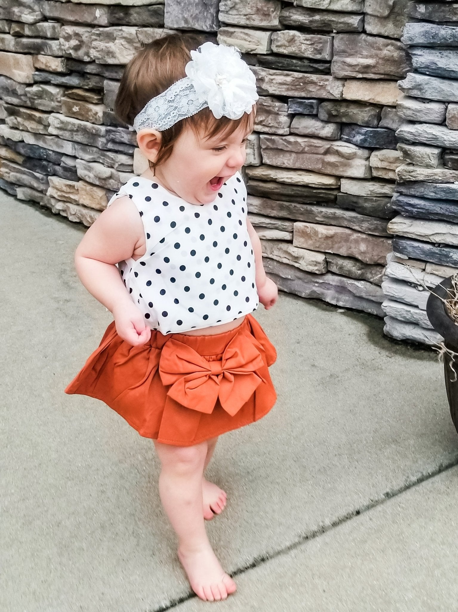 Ruffle Bloomers & Crop Top Outfit - Marie Nicole Clothing