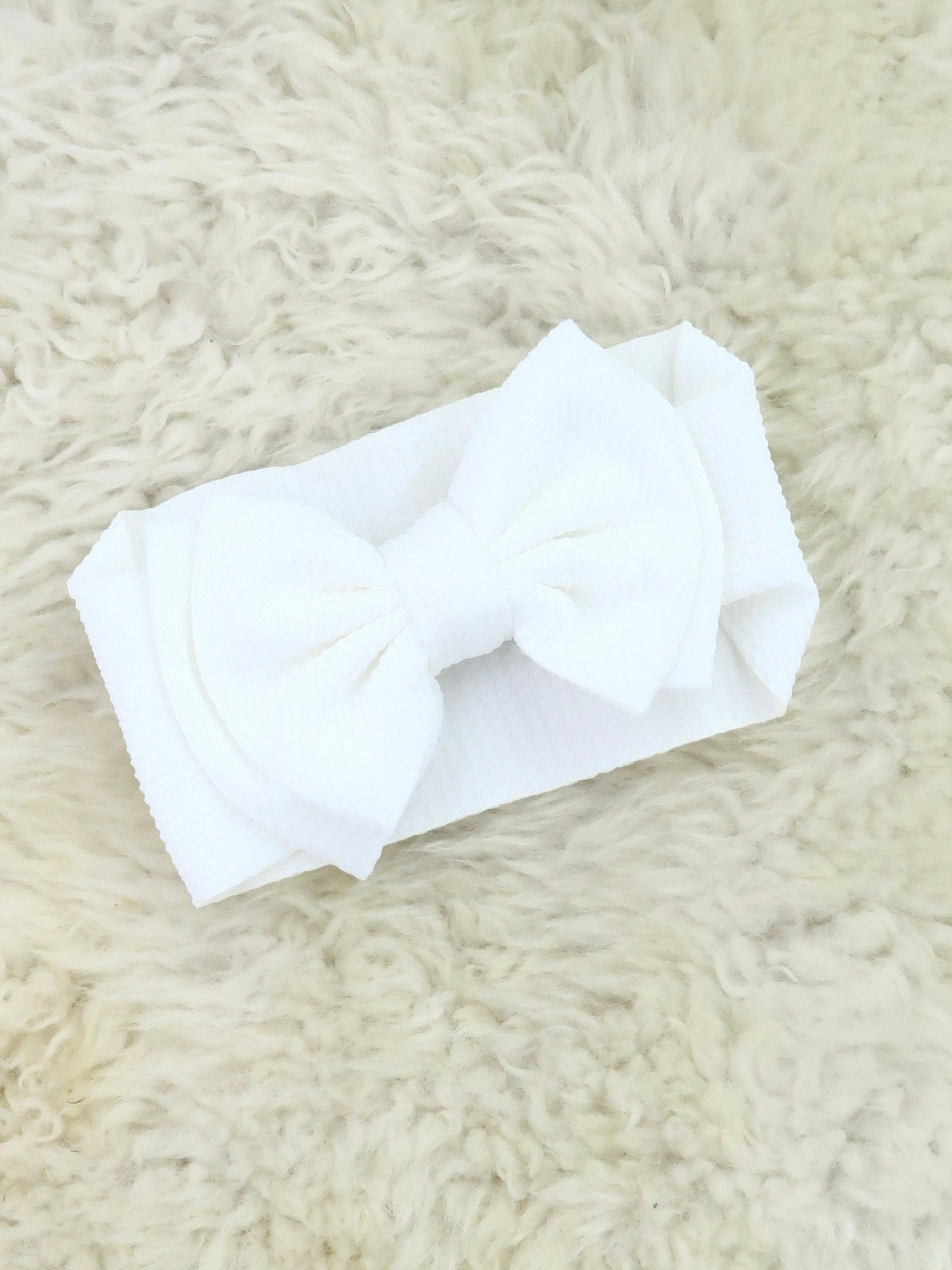 Double Layer Waffle Bow Headwrap - 32 Colors Available - Marie Nicole Clothing