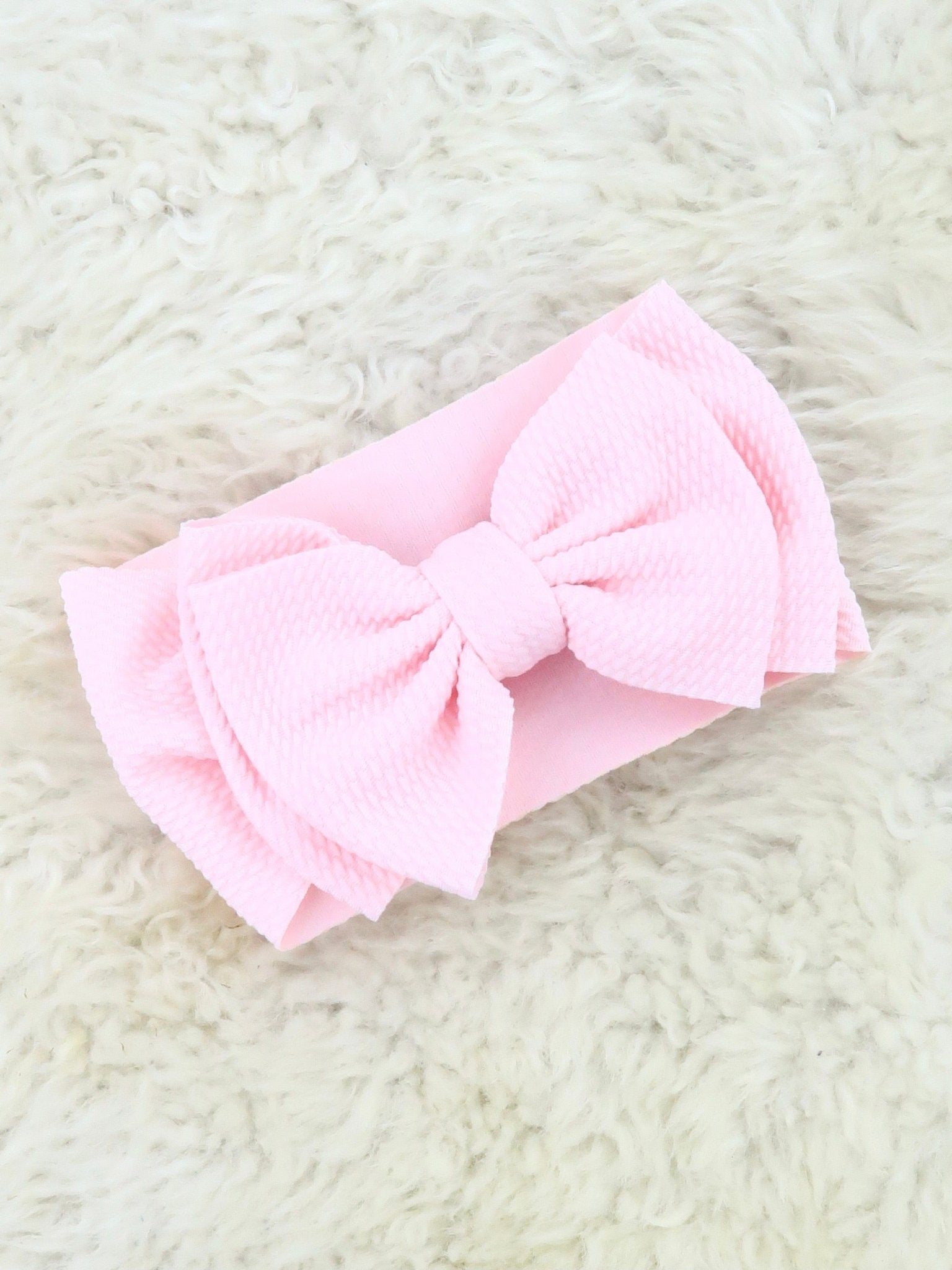 Double Layer Waffle Bow Headwrap - 32 Colors Available - Marie Nicole Clothing