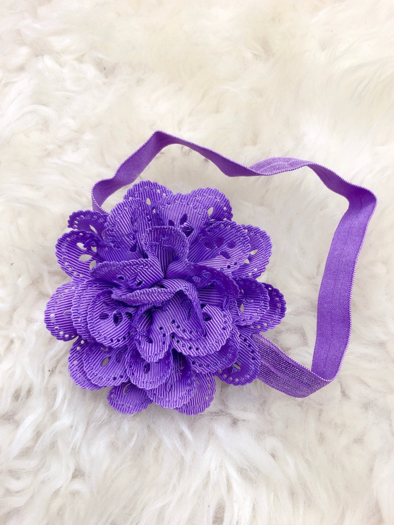 3 Inch Eyelet Lace Headband 9 Colors Available - Marie Nicole Clothing