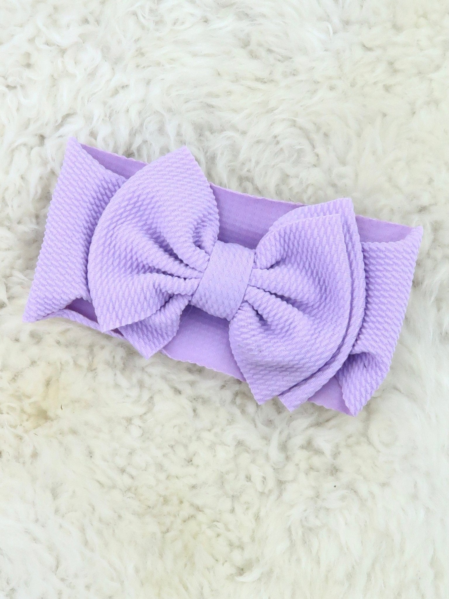 Double Layer Waffle Bow Headwrap - 32 Colors Available - Marie Nicole Clothing