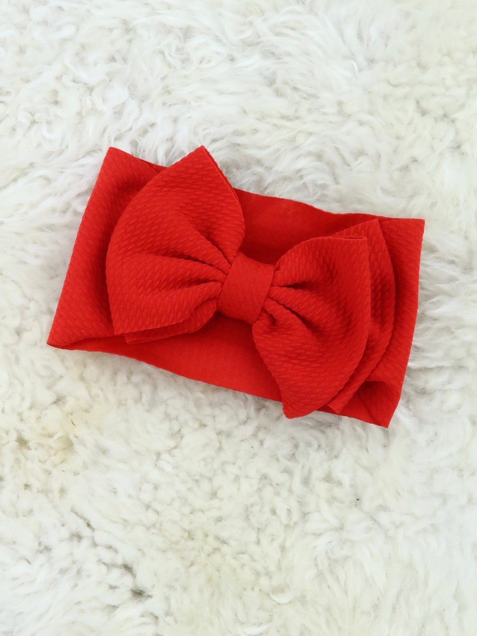 Double Layer Waffle Bow Headwrap - 32 Colors Available - Marie Nicole Clothing