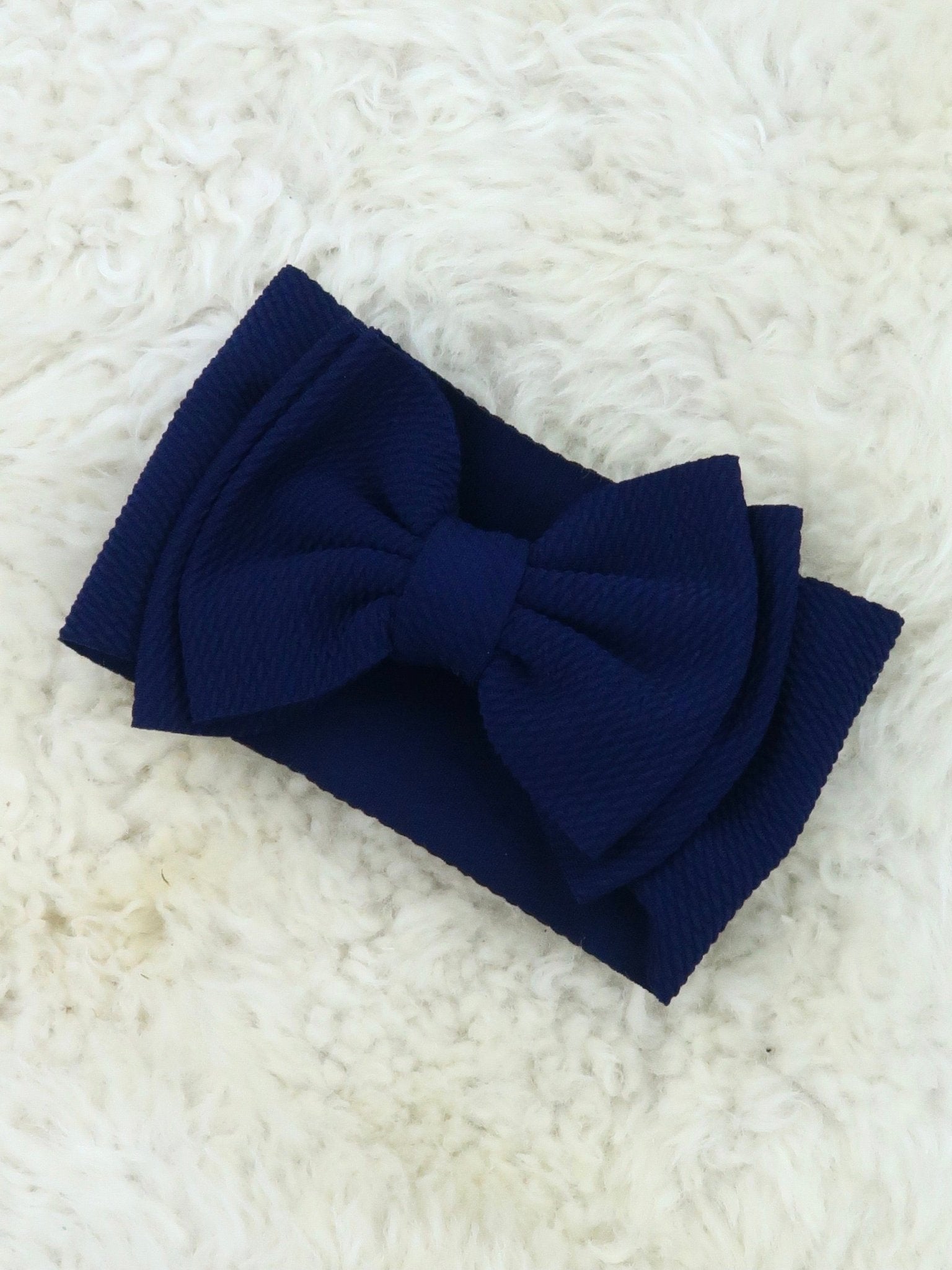 Double Layer Waffle Bow Headwrap - 32 Colors Available - Marie Nicole Clothing