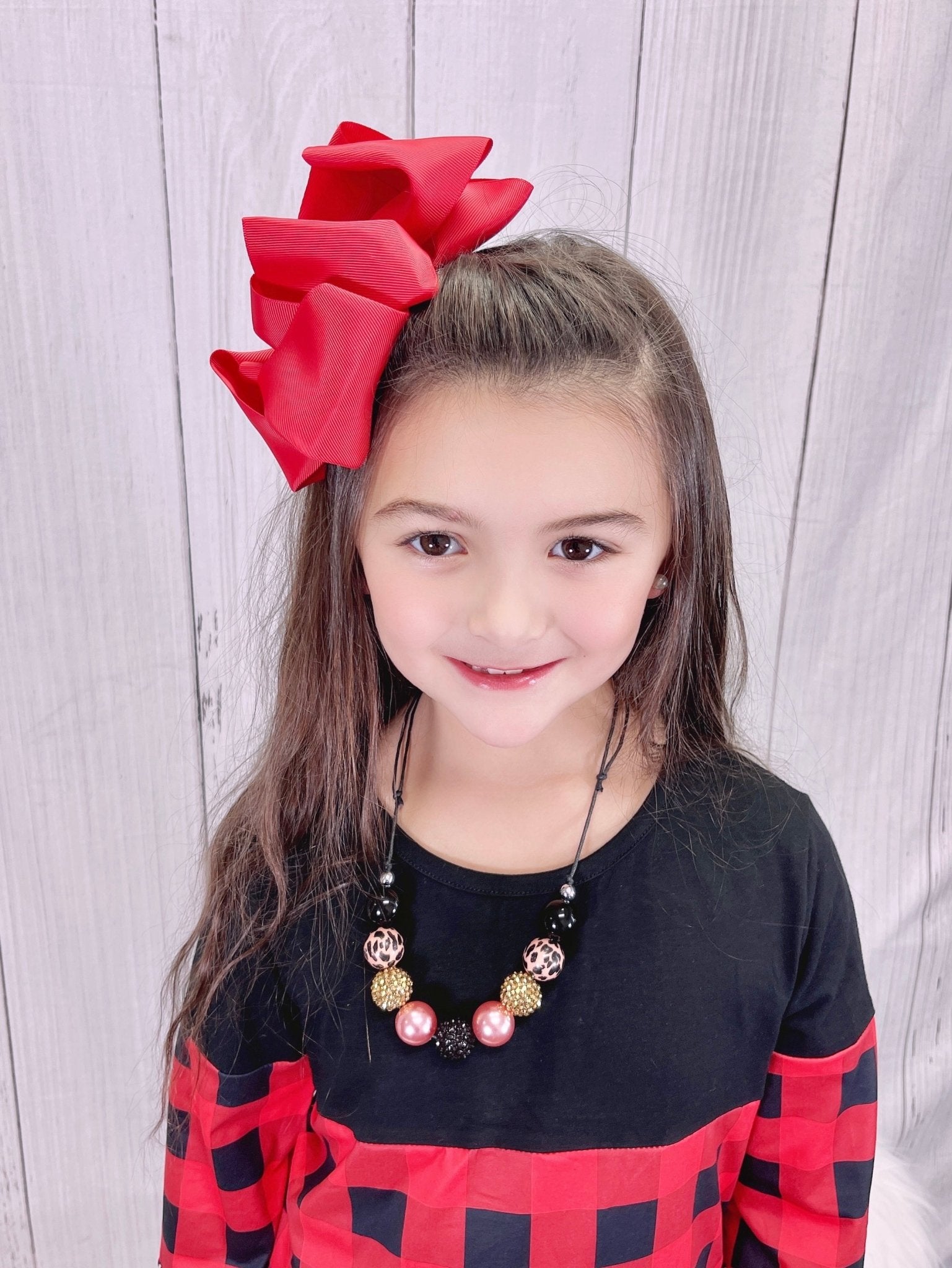Double Layer Bows 6.5 Inch - 40 Colors Available - Marie Nicole Clothing