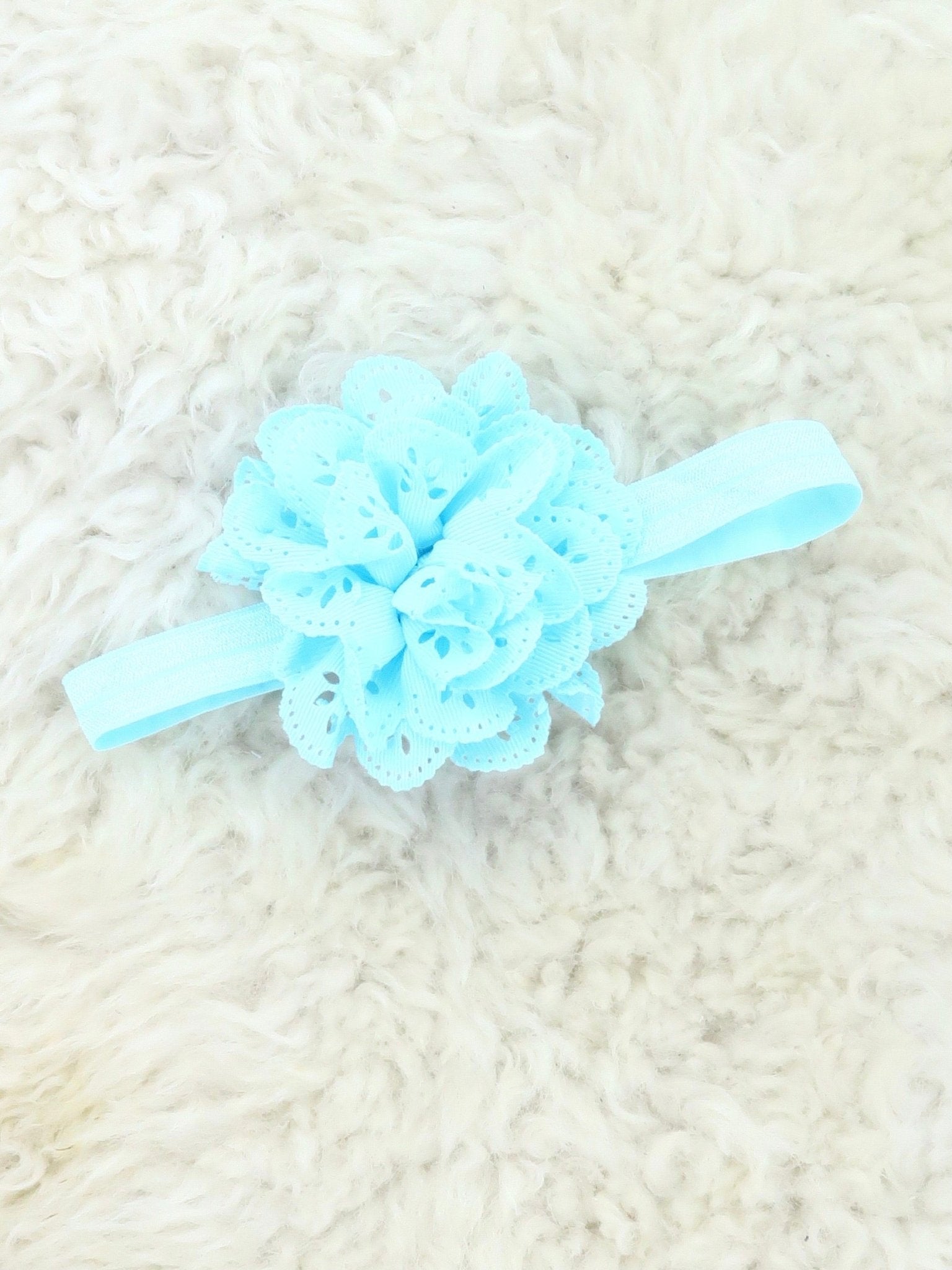 3 Inch Eyelet Lace Headband 9 Colors Available - Marie Nicole Clothing