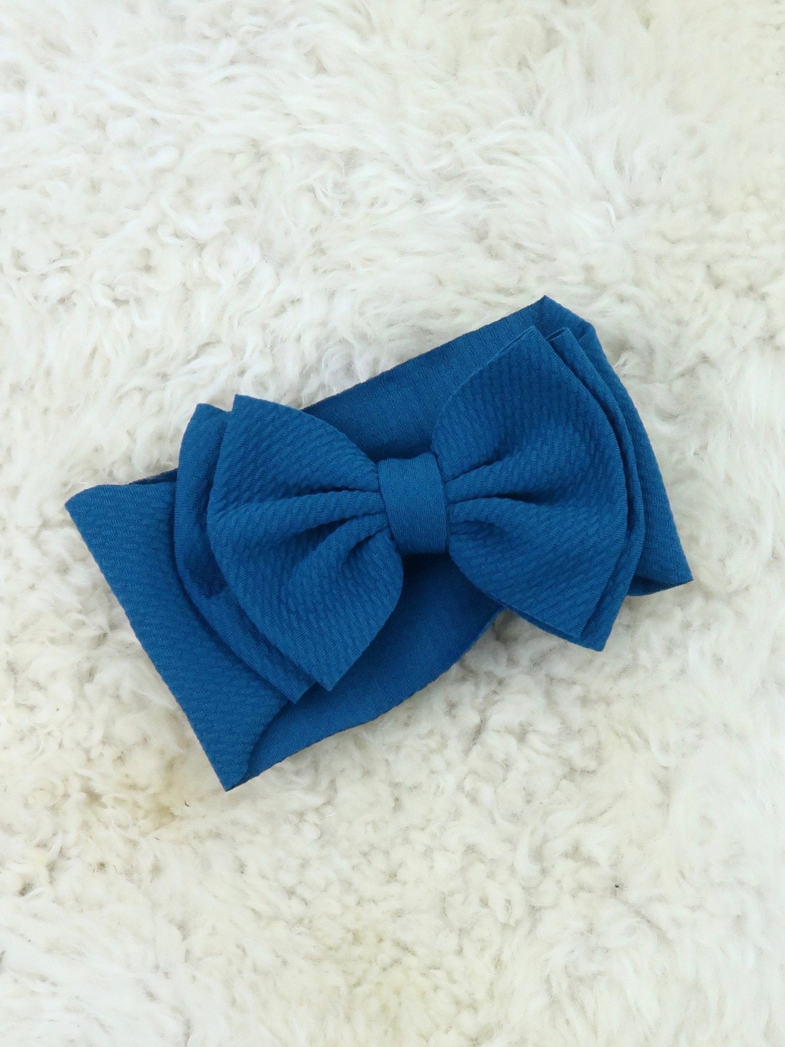 Double Layer Waffle Bow Headwrap - 32 Colors Available - Marie Nicole Clothing