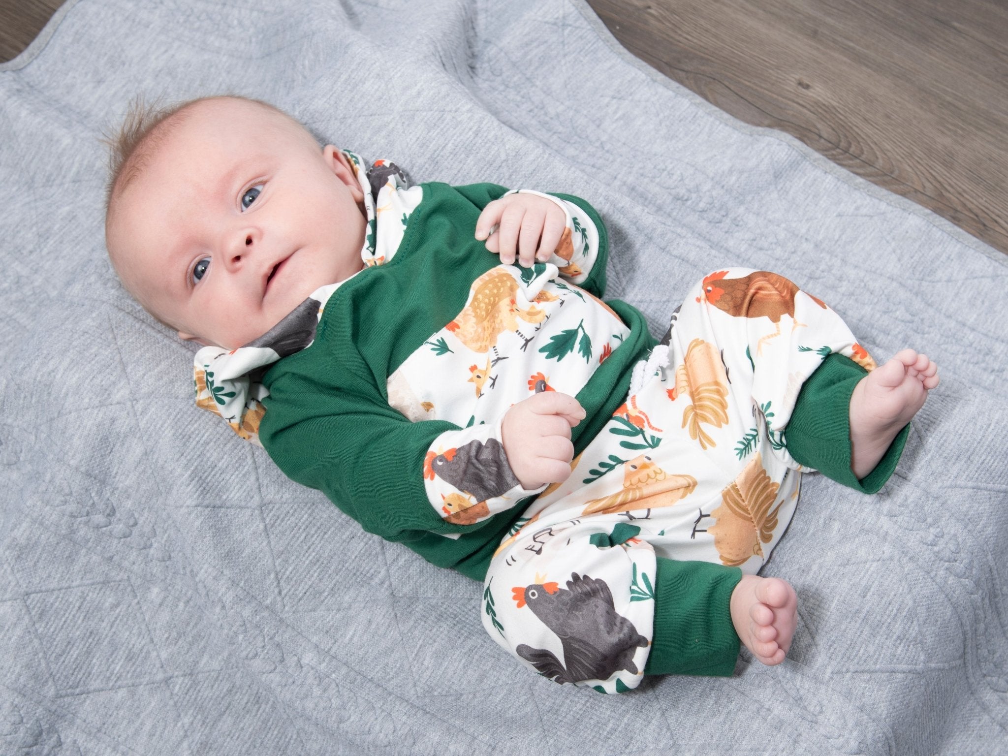 Hunter Green Chicken Outfit - Marie Nicole Clothing