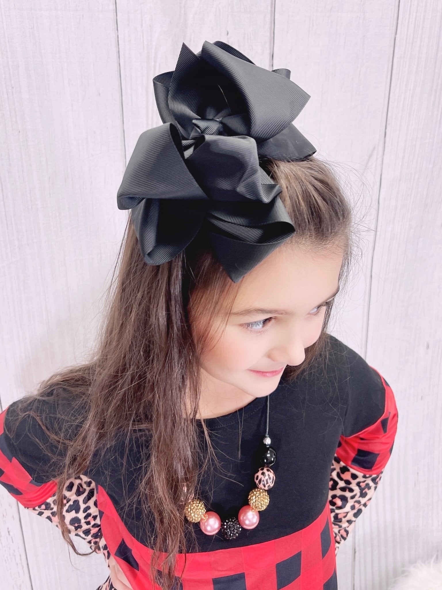 Double Layer Bows 6.5 Inch - 40 Colors Available - Marie Nicole Clothing