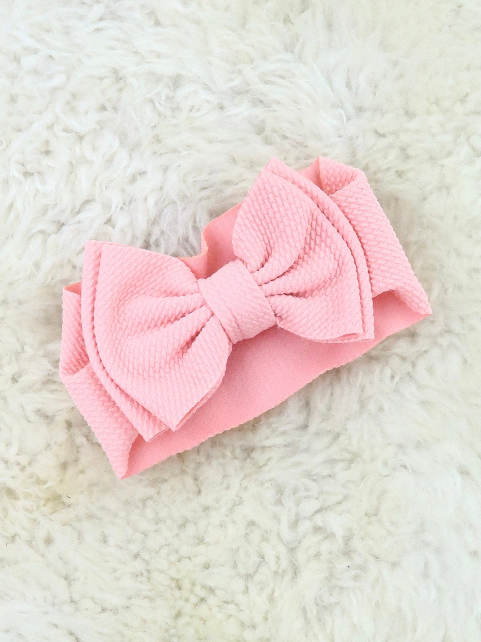 Double Layer Waffle Bow Headwrap - 32 Colors Available - Marie Nicole Clothing
