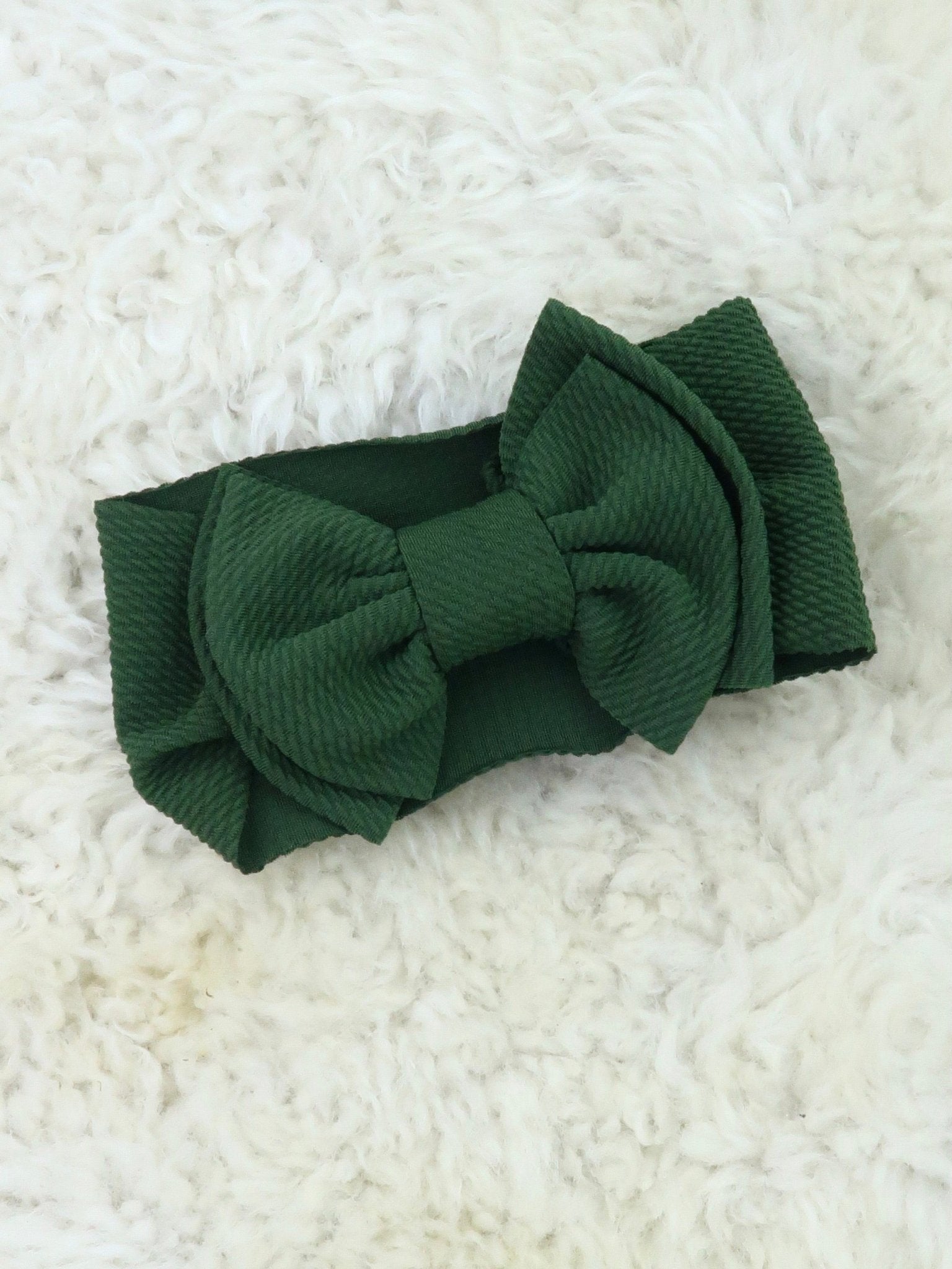 Double Layer Waffle Bow Headwrap - 32 Colors Available - Marie Nicole Clothing