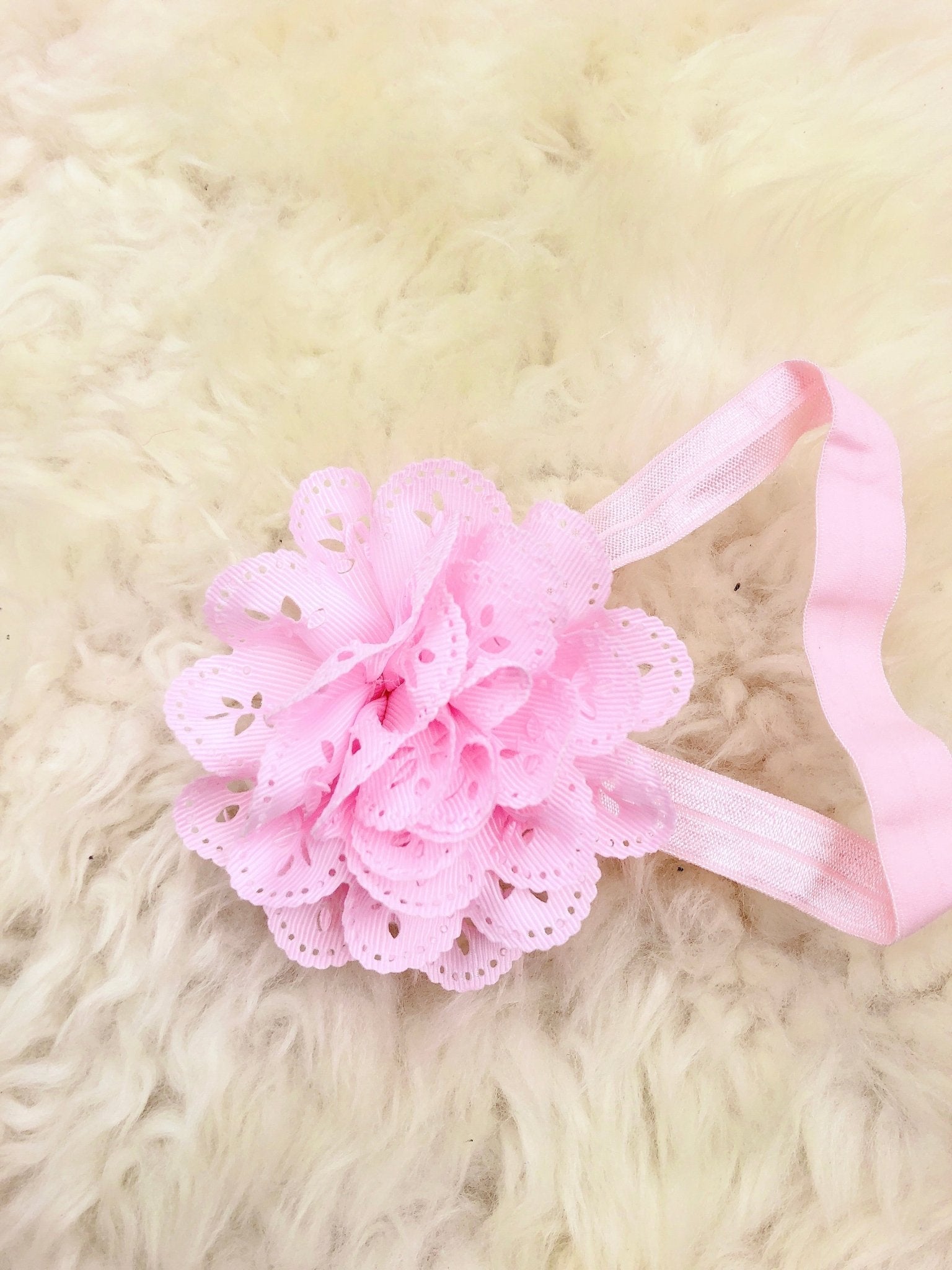 3 Inch Eyelet Lace Headband 9 Colors Available - Marie Nicole Clothing