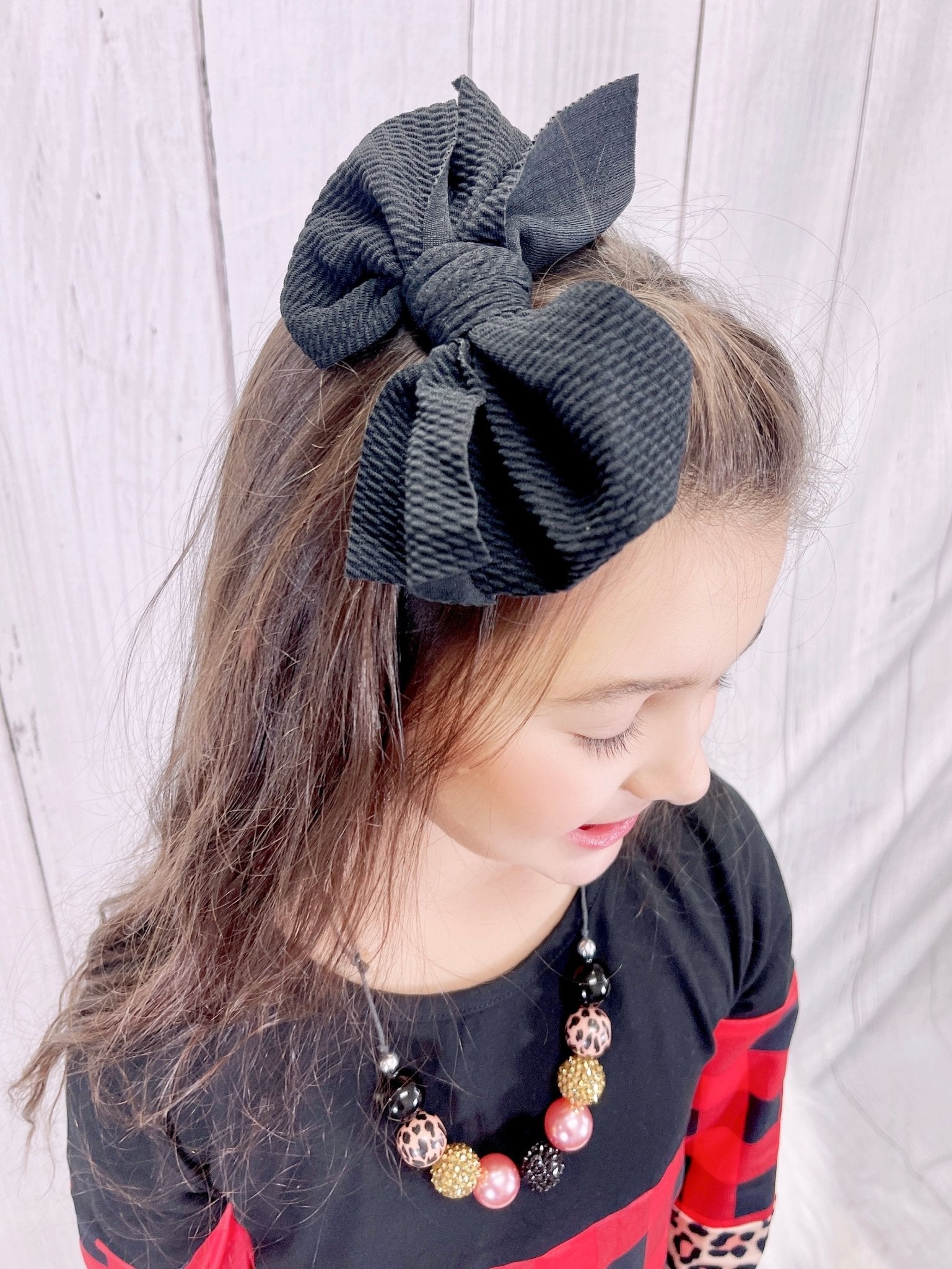 Waffle Bow 6 Inch - 23 Colors Available - Marie Nicole Clothing