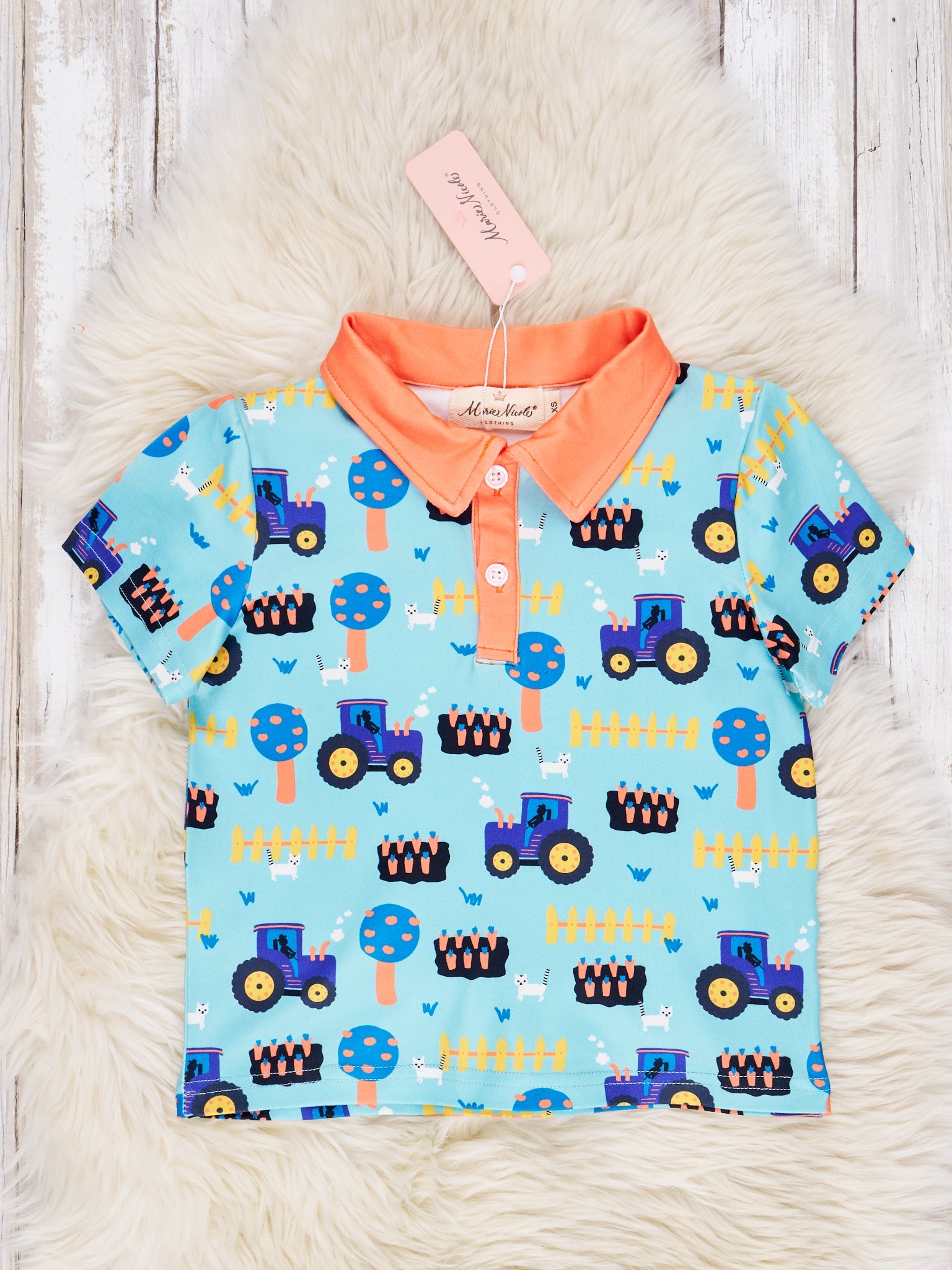 Farm Life Polo - Marie Nicole Clothing