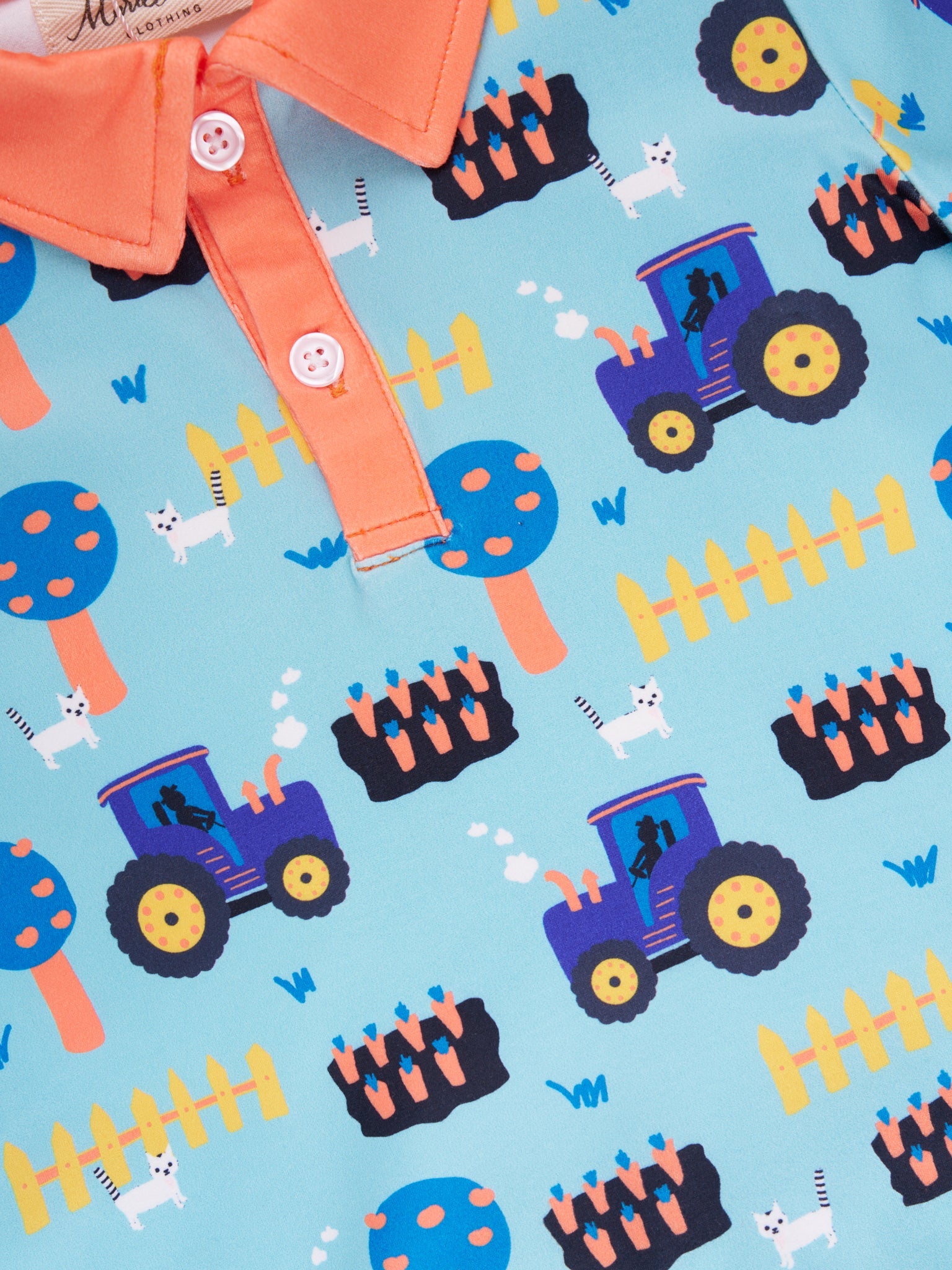 Farm Life Polo - Marie Nicole Clothing