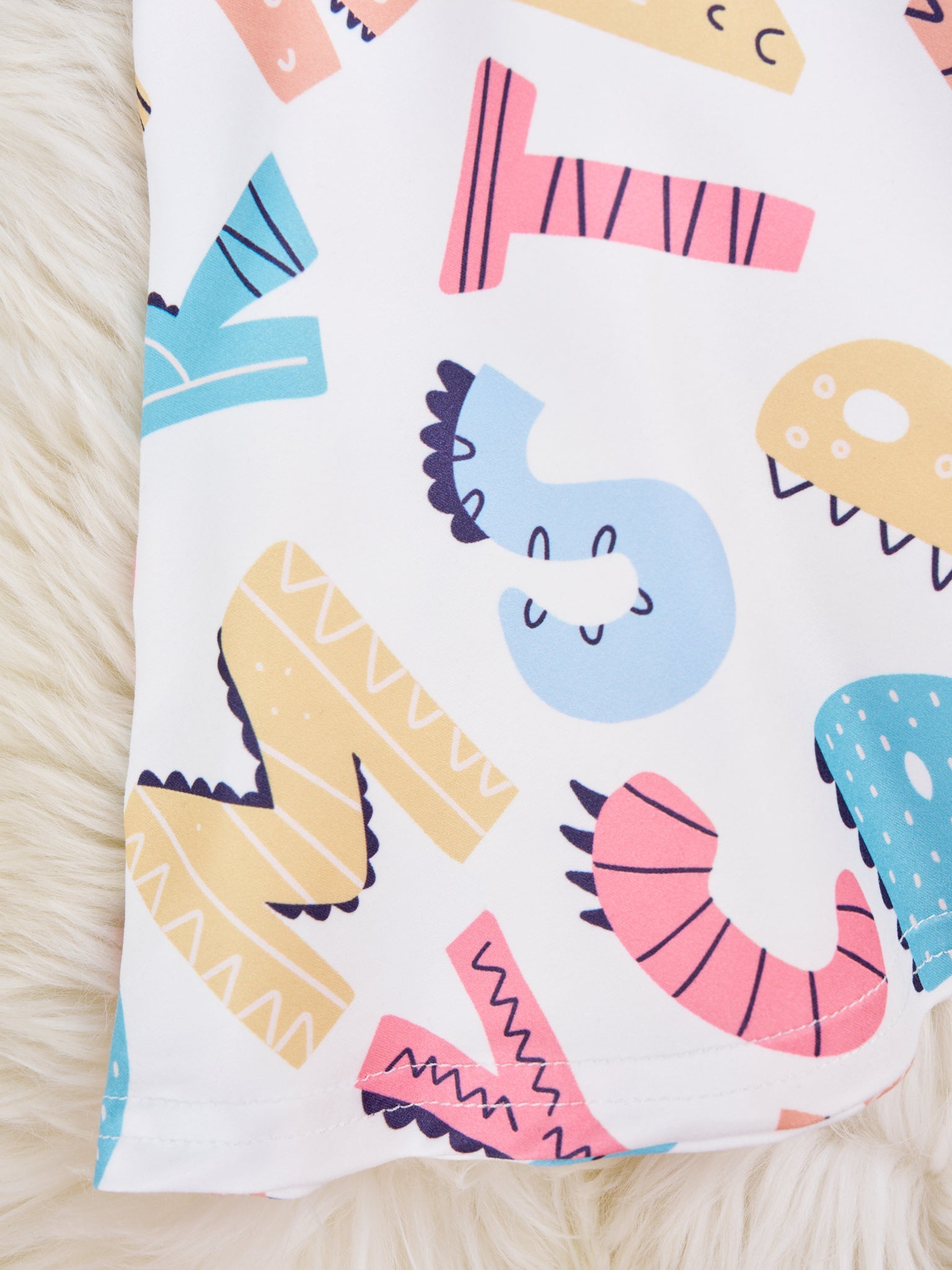 Dinosaur ABC Swing Dress - Marie Nicole Clothing